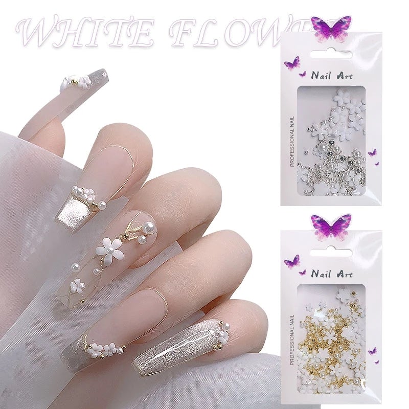 Beautiful Acrylic Flowers and Beads for DIY Crafts, Home Decor, Jewelry Making - Perfect for Wedding Centerpieces, Gift Wrapping & Scrapbooking