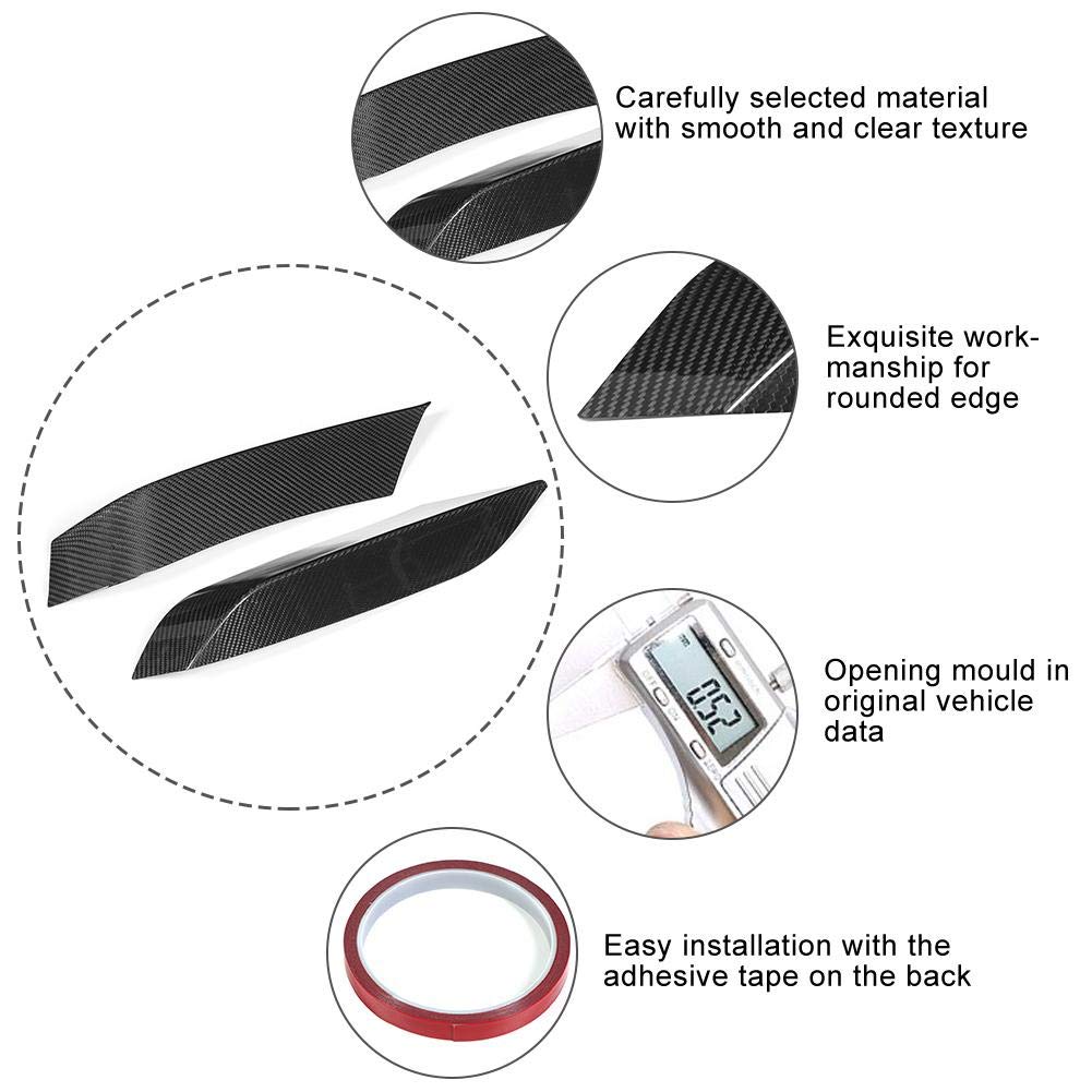 KIMISS Carbon Fiber Front Bumper Cover & Air Vent Eyelid for BMW F80 F82 M3 M4 - High Performance Car Styling Accessories for Street Racing & Show Cars