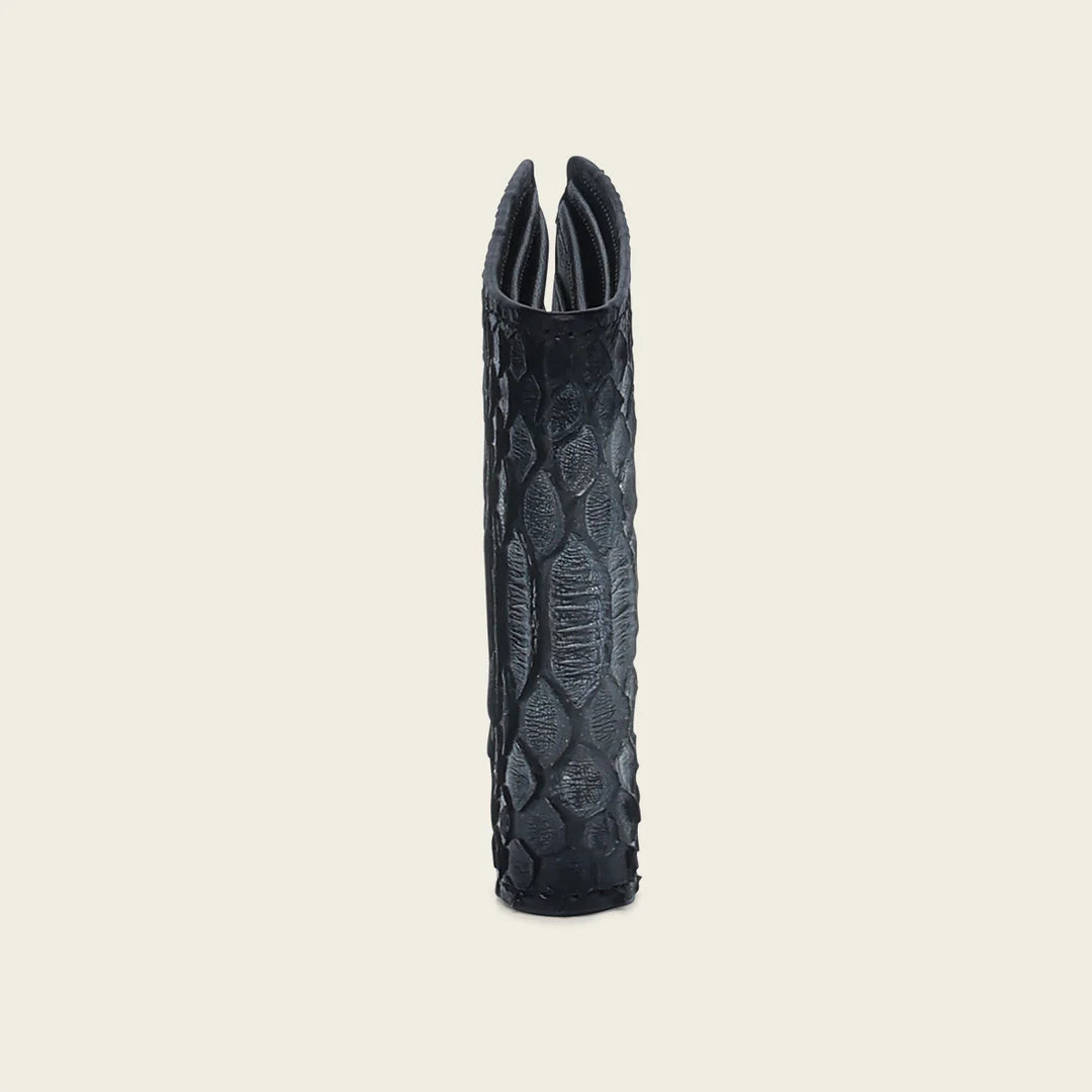 BC030PH Genuine Python Skin Bi-Fold Wallet for Men - Premium Leather Oxford Style - Perfect for Everyday Use & Gifting