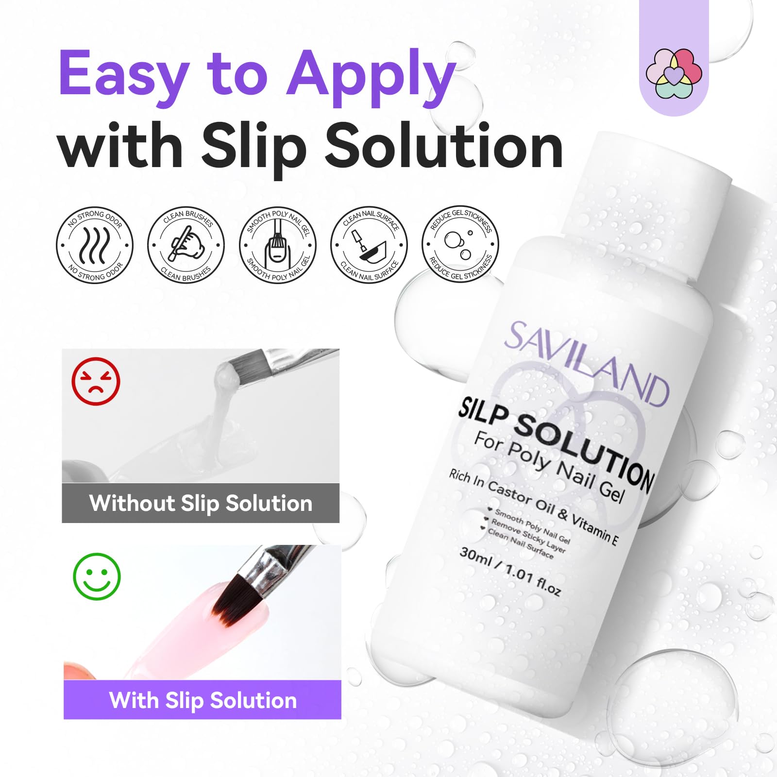 Saviland Poly Nail Gel Kit - Professional Starter Nail Art Supplies for Women | DIY Manicure, Salon-Quality Nails at Home, Perfect for Beginners & Nail Art Enthusiasts