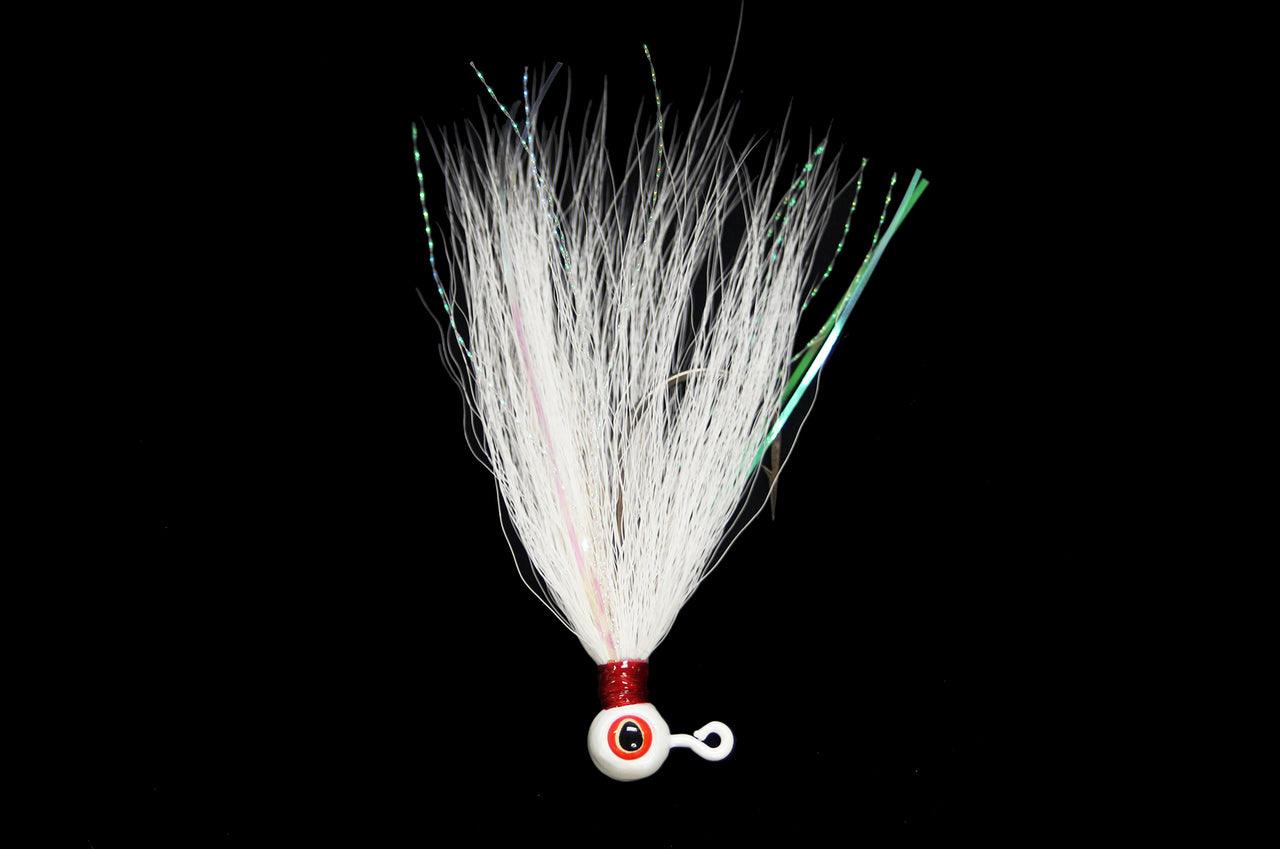 Jigging World Power Ball with Bucktail Teasers - Premium Saltwater Fishing Lures for Striped Bass, Fluke & Bluefish | Ideal for Offshore, Inshore & Pier Fishing