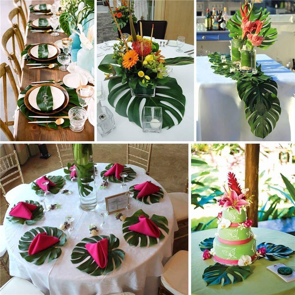 Luau Party Decorations Kit - Hawaiian Birthday Banner, Palm Leaves, Hibiscus Flowers, Paper Pineapples & Tropical Garland for Summer Beach, Moana or Tropical Theme Party Decorations | Perfect for Luau Birthday, Hawaiian Themed Events & Beach Weddings