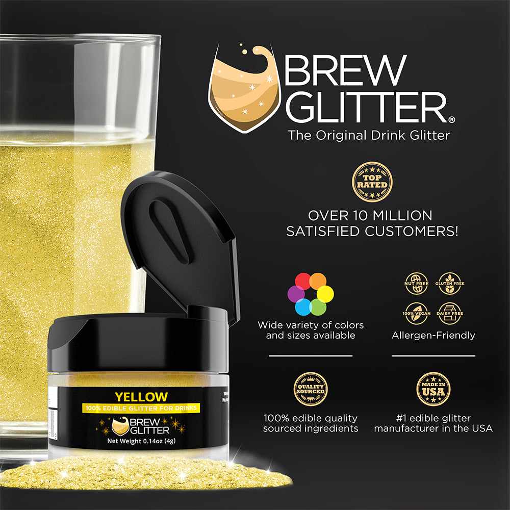 Christmas Glitter Brew Combo Pack B (4 PC Set) - DIY Holiday Slime & Craft Kit for Kids, Party Favors & Festive Decorations