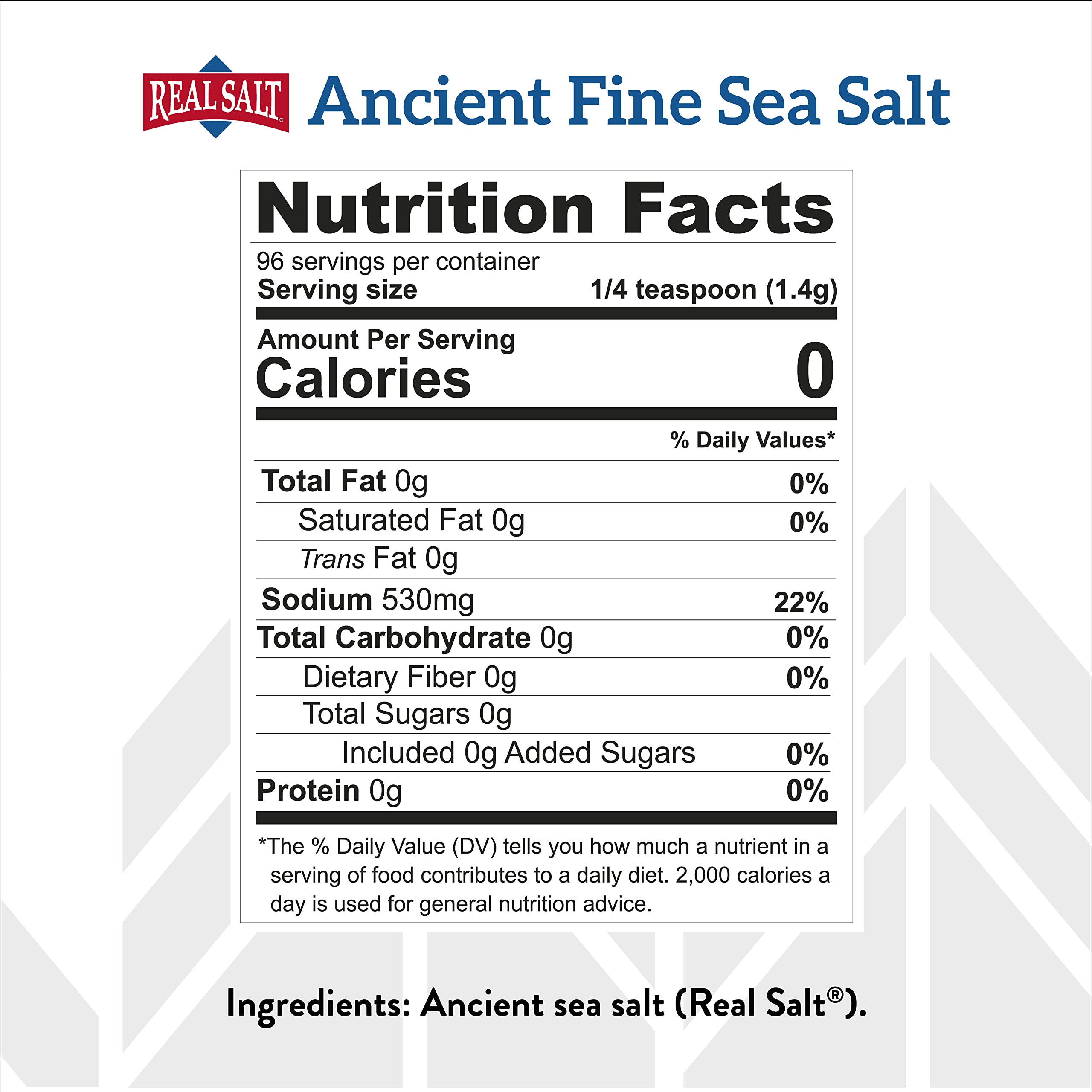 Redmond Real Sea Salt - Natural Unrefined, Gluten-Free Fine Grain Salt, 4.75 Ounce Shaker (4-Pack) | Perfect for Cooking, Baking & Seasoning