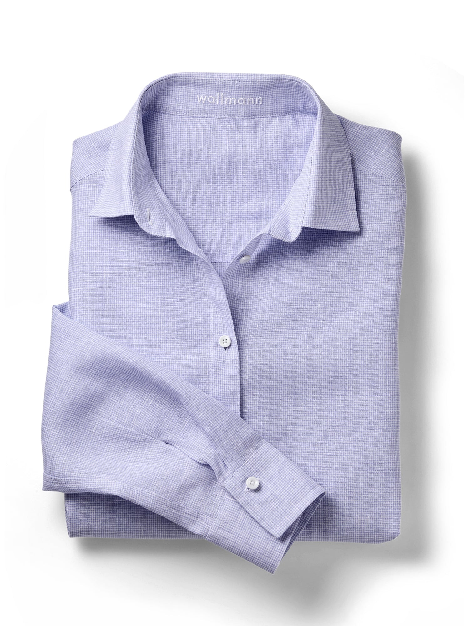 Adeline Check Linen Shirt for Women - Breathable Summer Casual Button Down Top for Office, Travel & Outdoor Activities