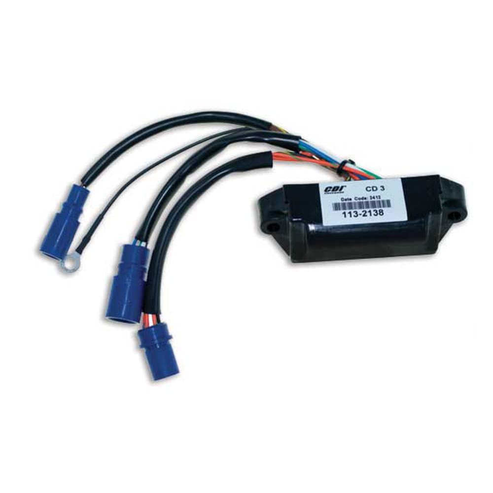 CDI Electronics 113-2138 Johnson/Evinrude Power Pack - Compatible with 3/6 Cylinder Outboard Motors (1979-1984) - Perfect for Marine Engine Repairs & Boat Maintenance