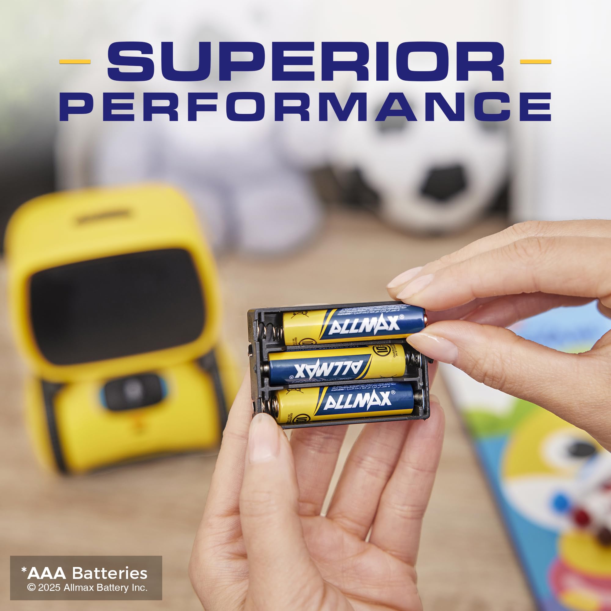Allmax AA-100 & AAA-100 Alkaline Battery Combo Pack (200 Count) - 1.5V Ultra Long-Lasting Batteries with Leakproof Design & 10-Year Shelf Life - Perfect for Toys, Flashlights, Remote Controls & Electronic Devices
