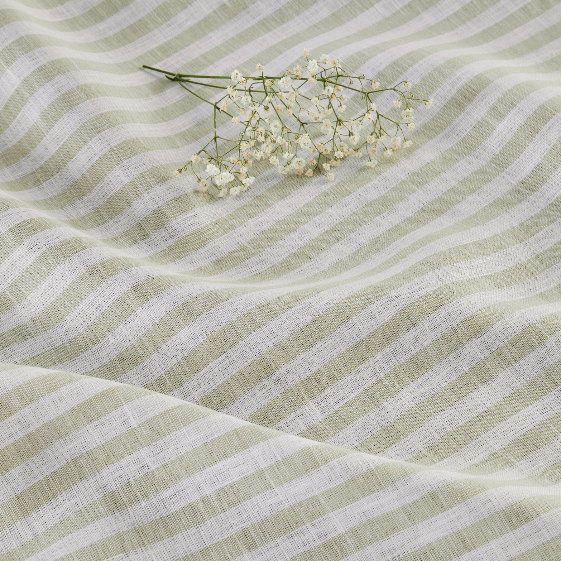 Amalfi Stripe Tablecloth - Waterproof & Stain-Resistant Round Table Cover for Outdoor Dining, Picnics, and Party Decor