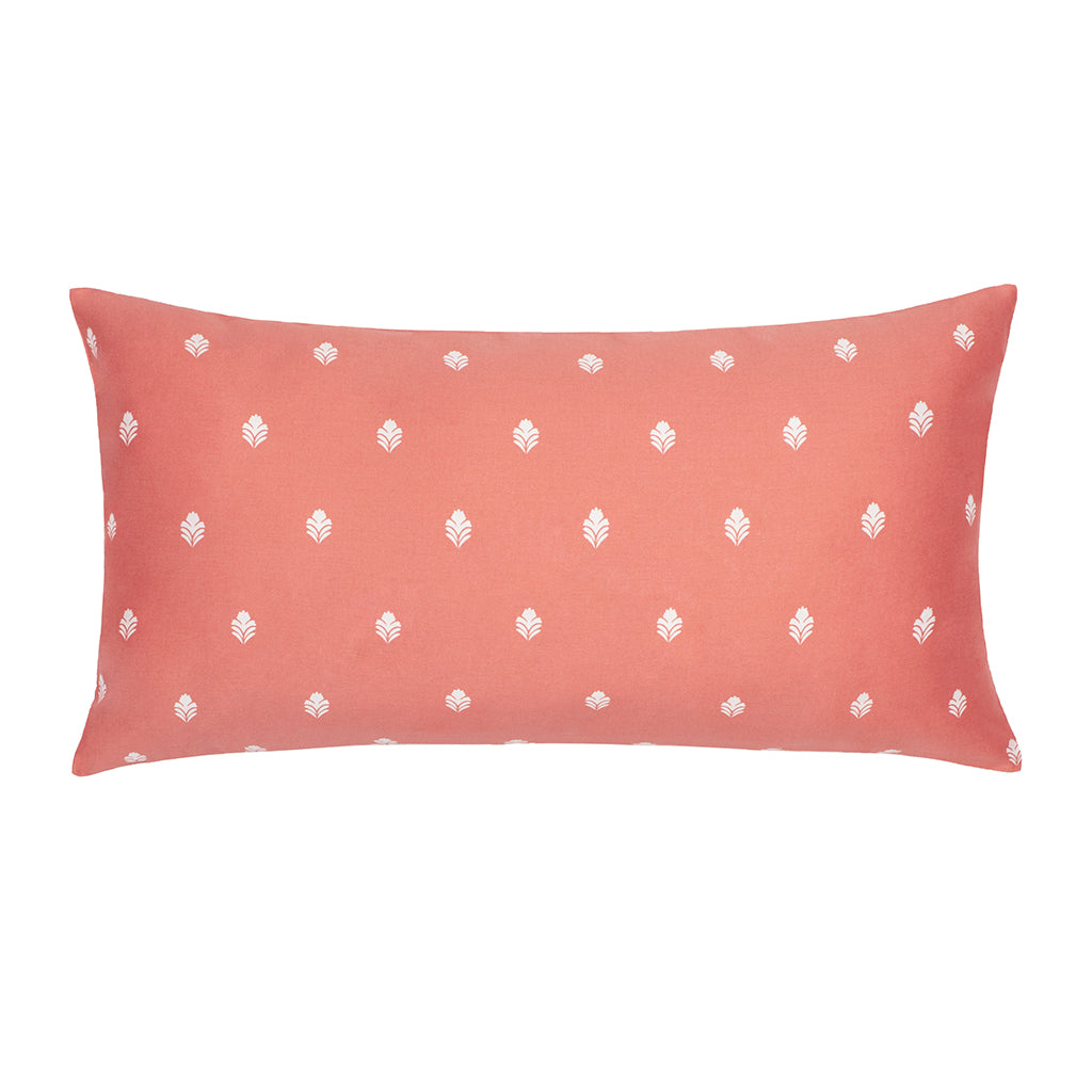 Coral Flora Throw Pillow - Soft Decorative Cushion for Sofa, Bed & Home Decor - Perfect for Living Room, Bedroom & Nursery