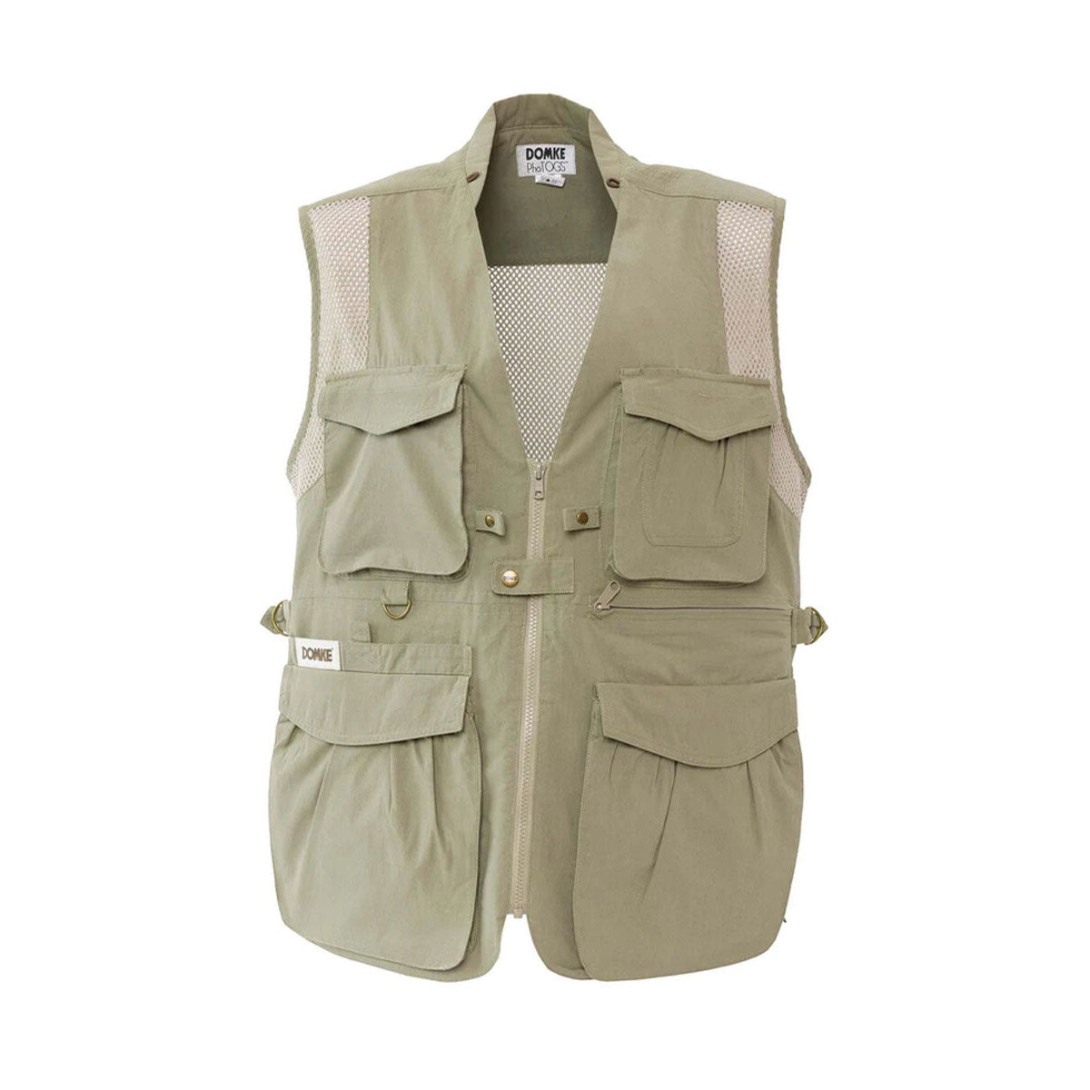 Domke PhoTOGS Photographer Vest - Large Size in Sand Color for Outdoor Photography & Travel Gear