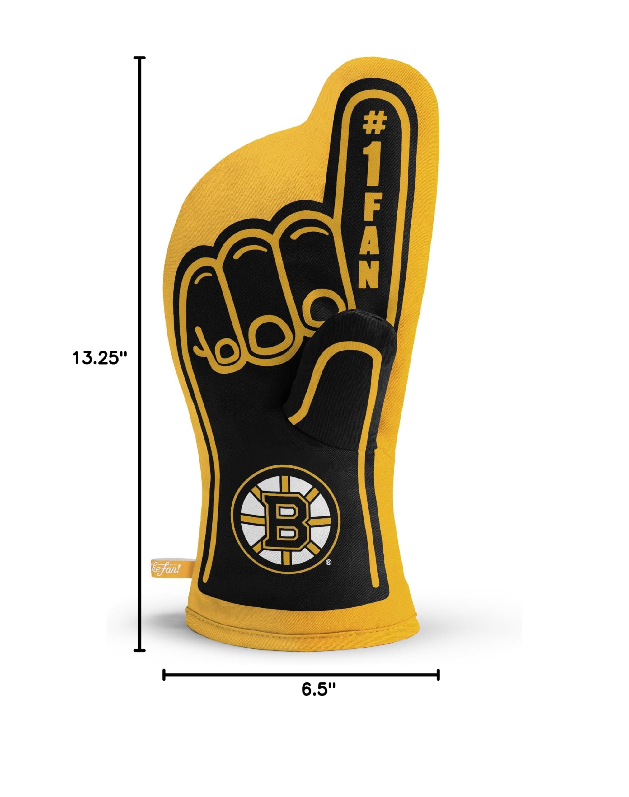YouTheFan NHL #1 Heat Resistant Oven Mitt - Best Hockey Fan Gift for Cooking, Baking & Grilling - Perfect for Game Day Parties & Kitchen Safety