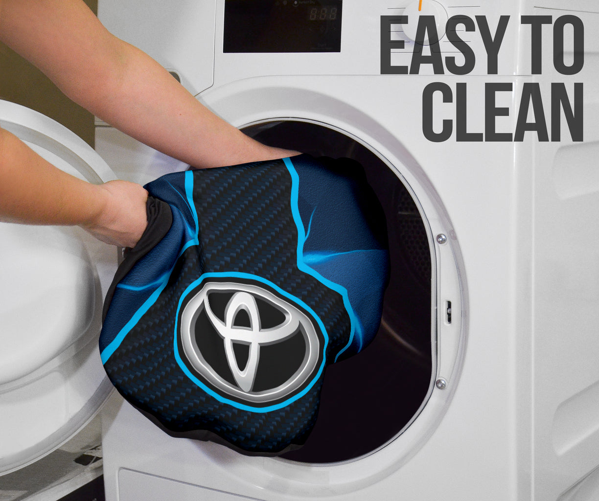 Premium Toyota Blue Car Seat Covers 210101 - Universal Fit, Comfort & Style for Sedans, SUVs & Trucks - Perfect for Daily Commute, Road Trips & Family Outings