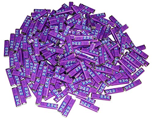 Bulk Pez Grape Candy - 5 Lb Bag of Purple Grape-Flavored Candy for Parties, Halloween Treats & Office Snacks