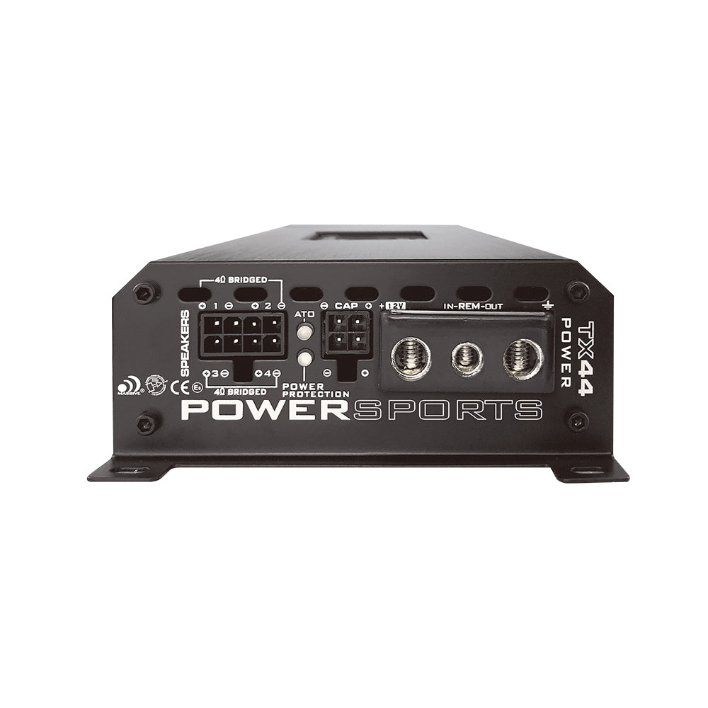 TX44 120W x 4 @ 4 Ohm RMS 4-Channel Marine Bluetooth Amplifier - Perfect for Boats, Marine Audio Systems & Waterproof Car Stereo Upgrades