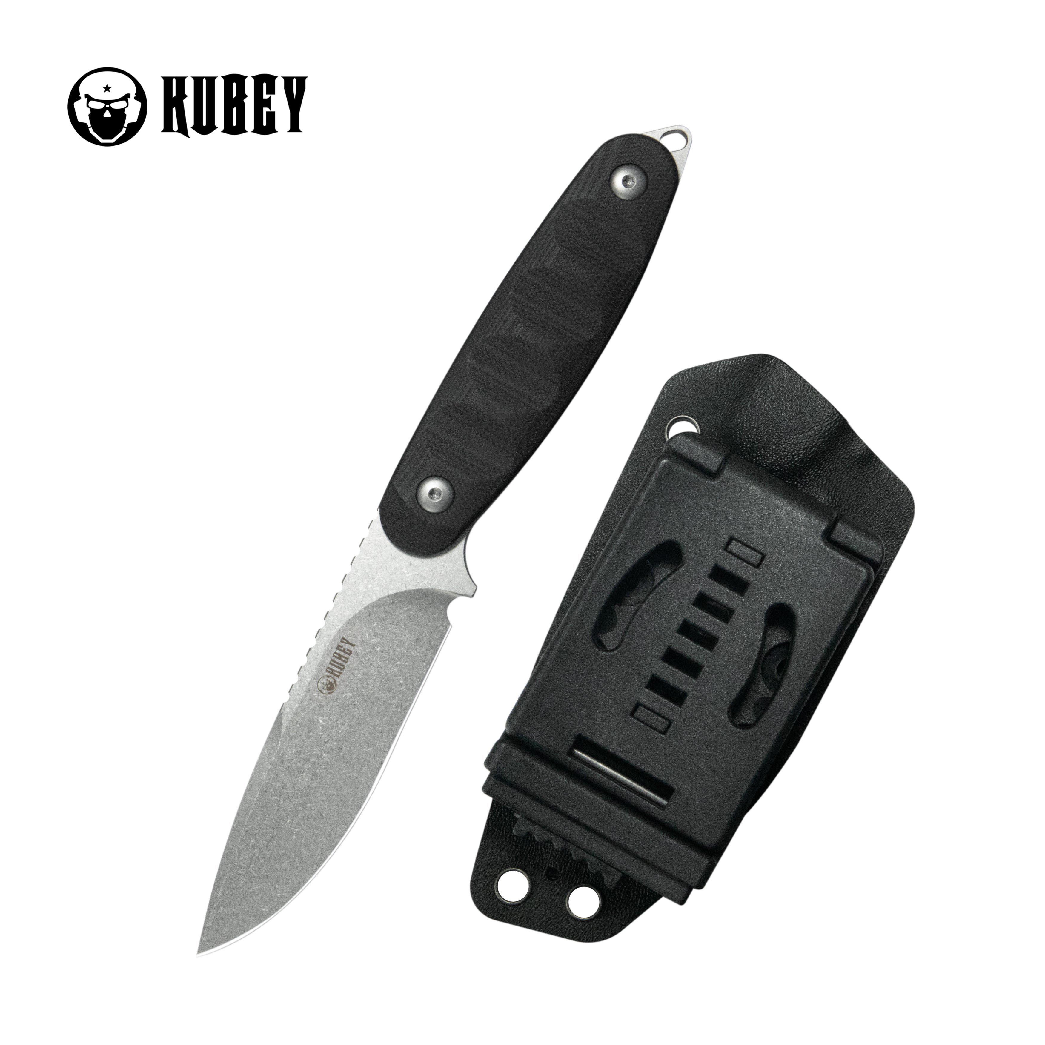 Kubey KU425A Civet Fixed Blade Knife - 3.74