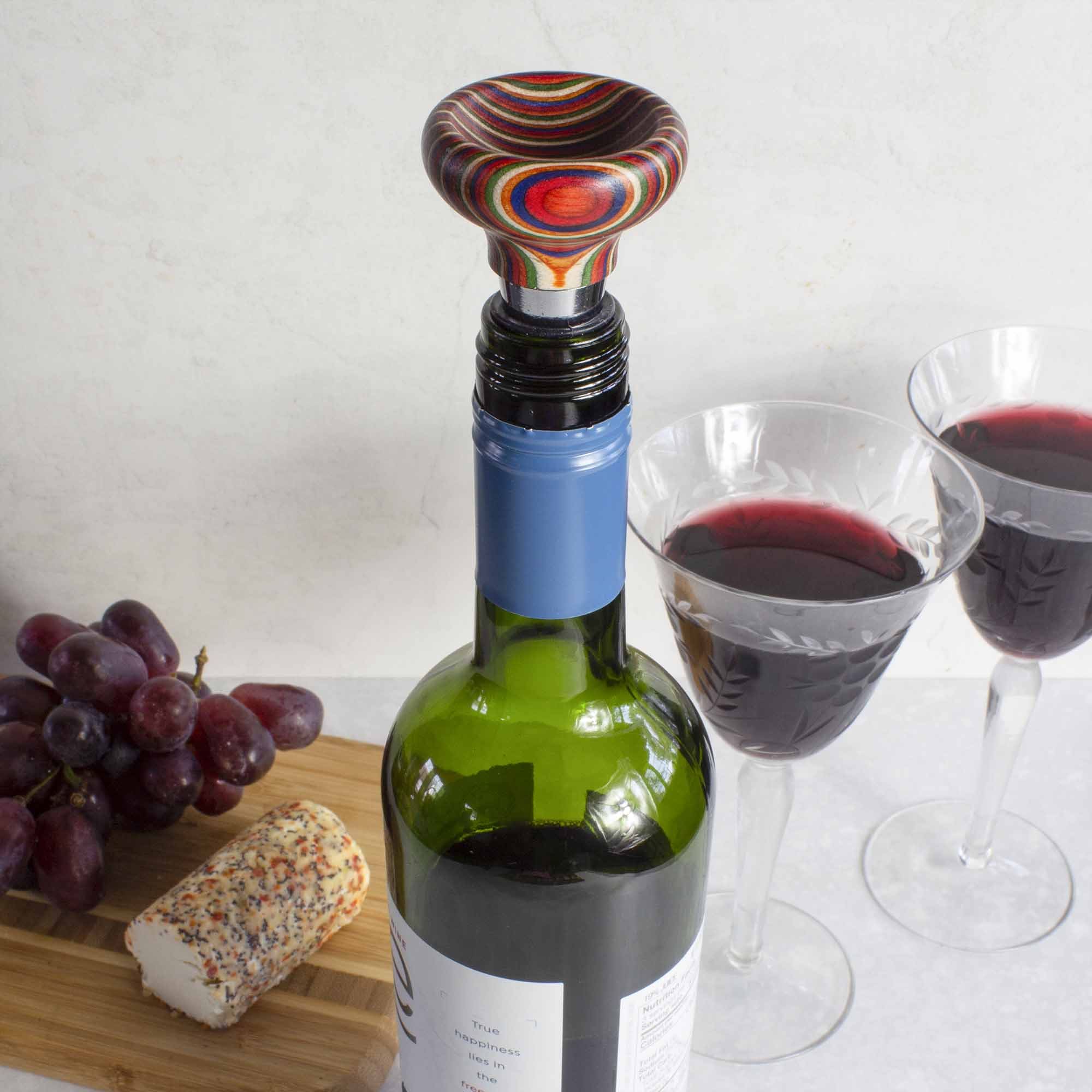 Baltique® Marrakesh Collection Wine Bottle Stopper - Elegant Decorative Cork for Wine, Champagne & Liquor Bottles - Perfect for Home Bars, Dinner Parties & Gift Giving
