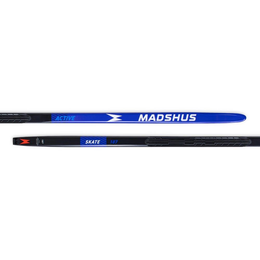 Madshus Active Skate Unisex Cross-Country Skis - Lightweight & Durable for Men & Women | Perfect for Winter Trails, Fitness Training & Outdoor Adventures
