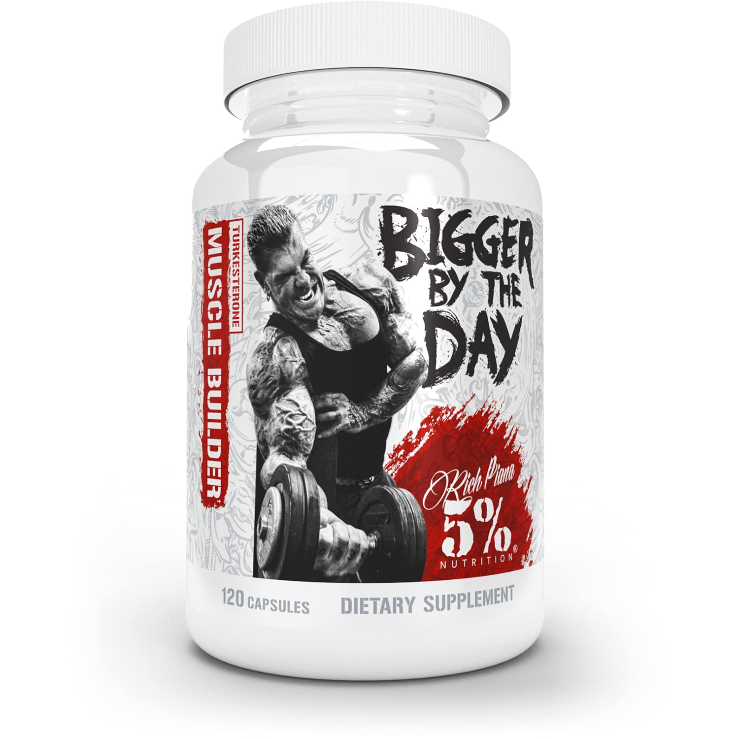 5% Nutrition Bigger By The Day Legendary Series - 120 Capsules for Muscle Growth & Recovery | Post-Workout Supplement for Bodybuilders & Athletes