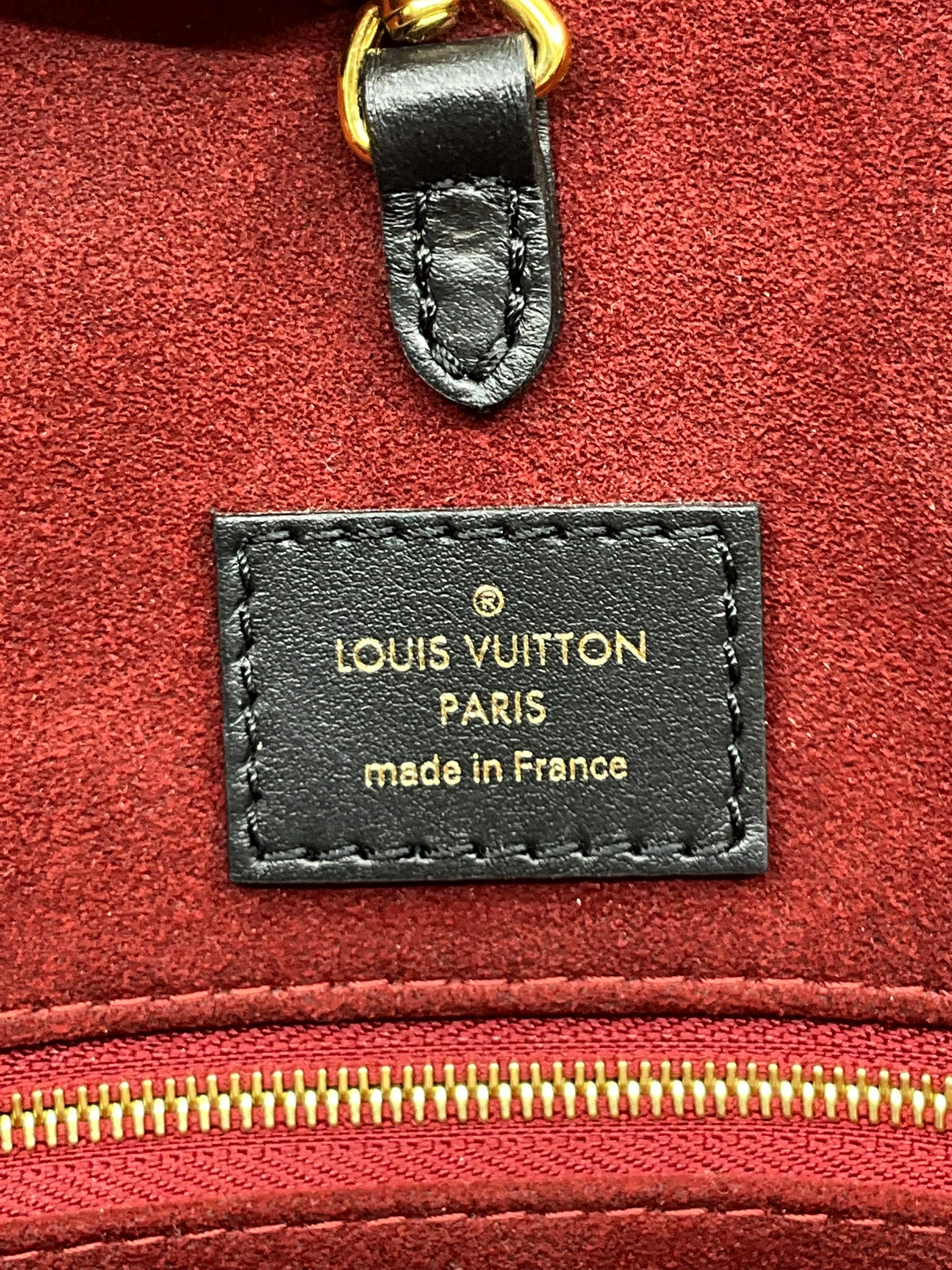 Louis Vuitton Giant Empreinte Monogram Onthego MM Tote Bag - Luxury Leather Handbag for Women, Perfect for Work, Travel & Everyday Use