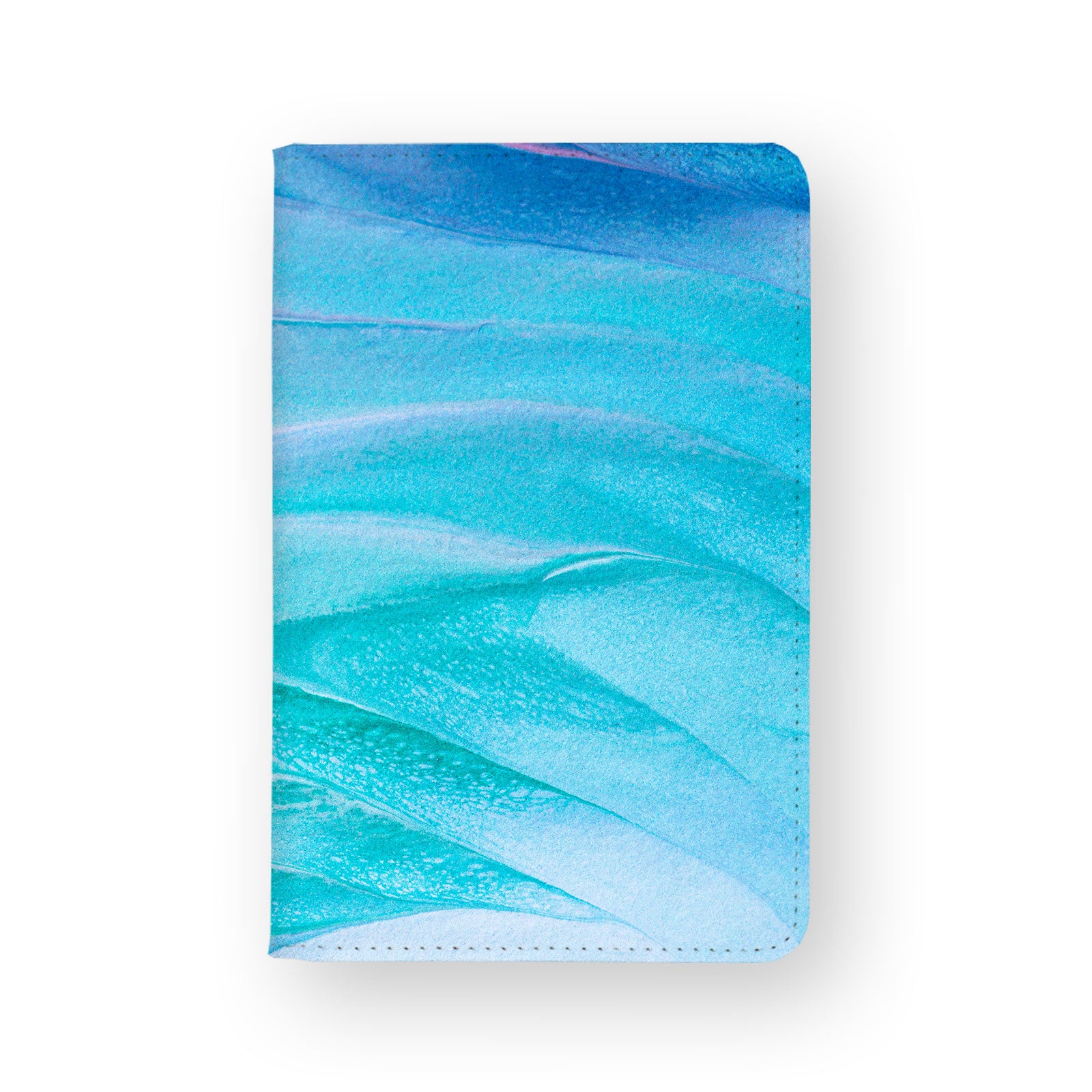 Abstract Oil Painting Travel Wallet - Waterproof RFID Blocking Passport Holder for Men & Women - Perfect for International Flights, Vacations & Business Trips