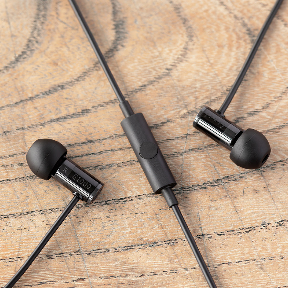 Final Audio E1000C Noise Isolating In-Ear Headphones with Built-in Mic - Perfect for Commuting, Gaming & Work Calls