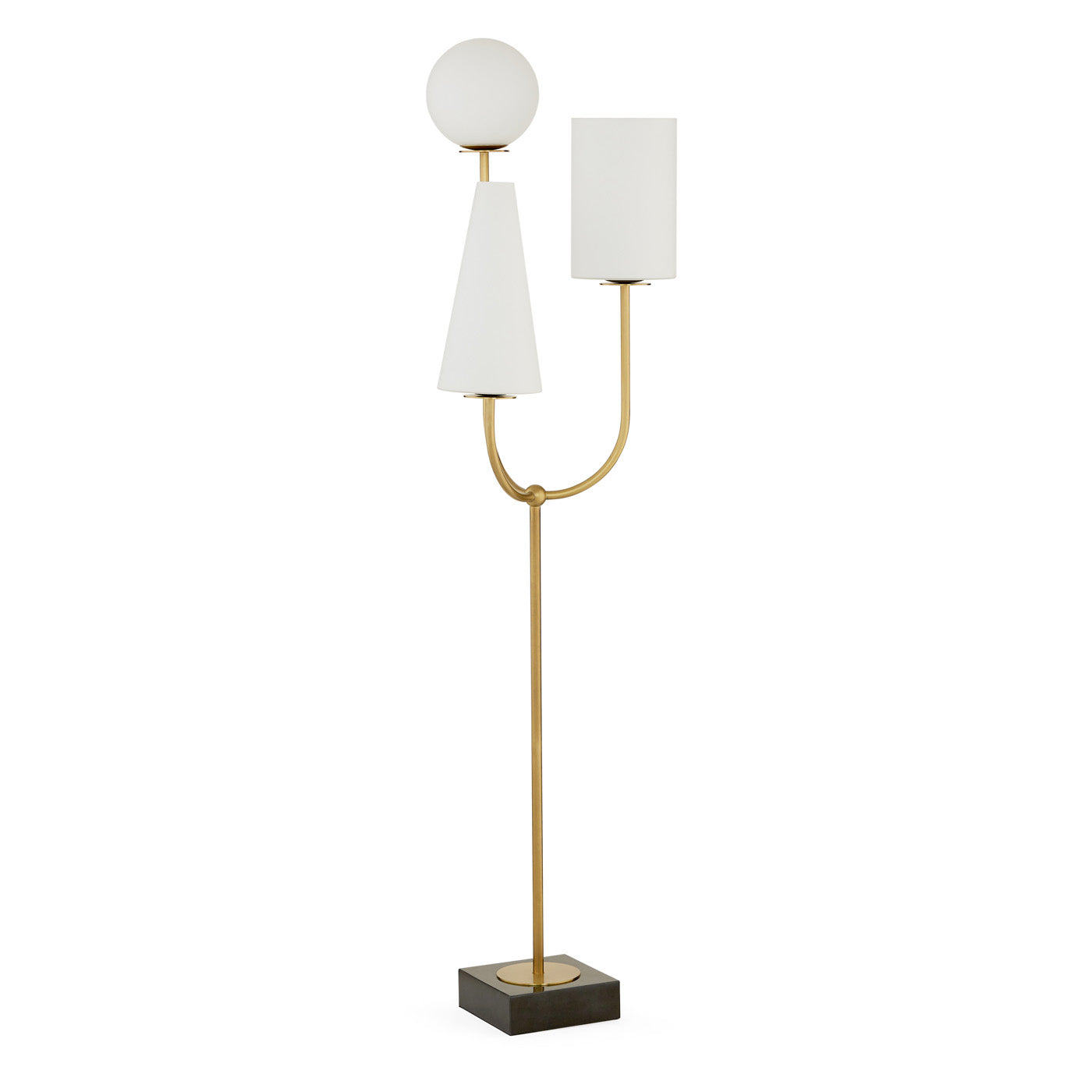 Modern Paradiso Floor Lamp - Adjustable LED Standing Light for Living Room, Bedroom & Office - Warm White & Cool White Dimmable Lighting for Reading, Relaxing & Decor