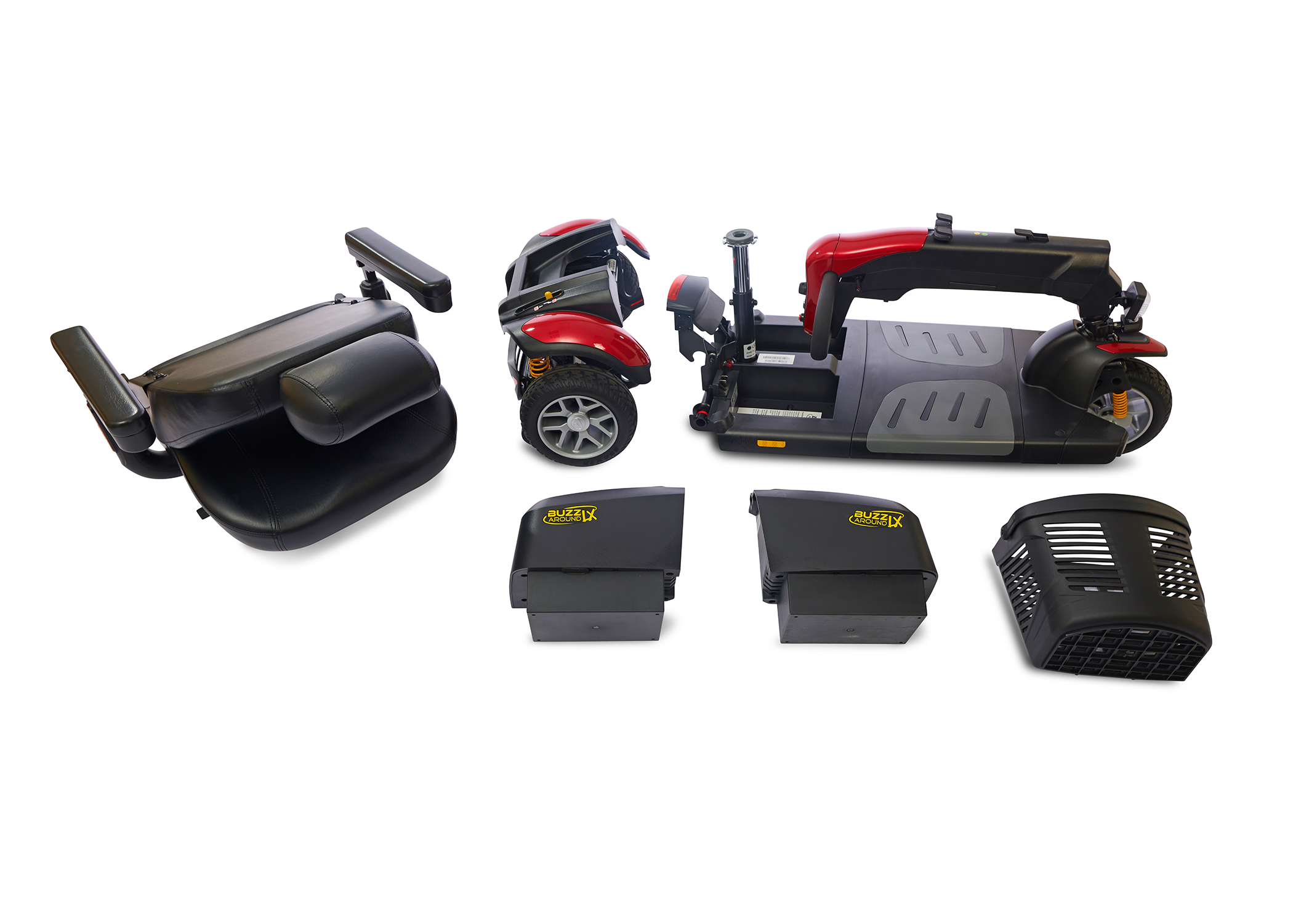 Golden Technologies BuzzAround LX Mobility Scooter - Lightweight, Portable & Comfortable for Seniors & Adults - Perfect for Shopping, Travel & Outdoor Activities