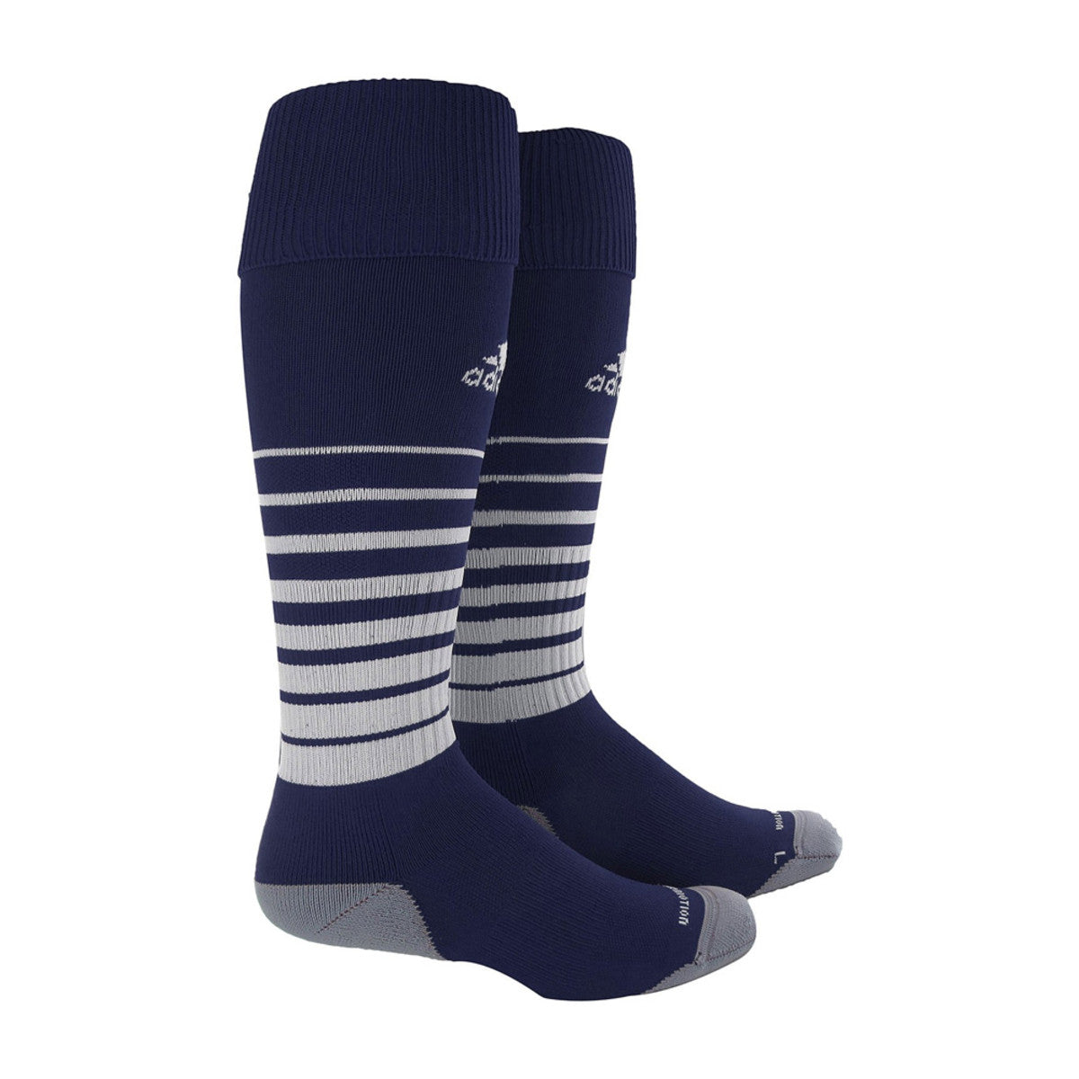 Adidas Team Speed Sock - Navy/White Athletic Socks for Running, Training & Sports Performance - Comfortable Breathable Socks for Men & Women