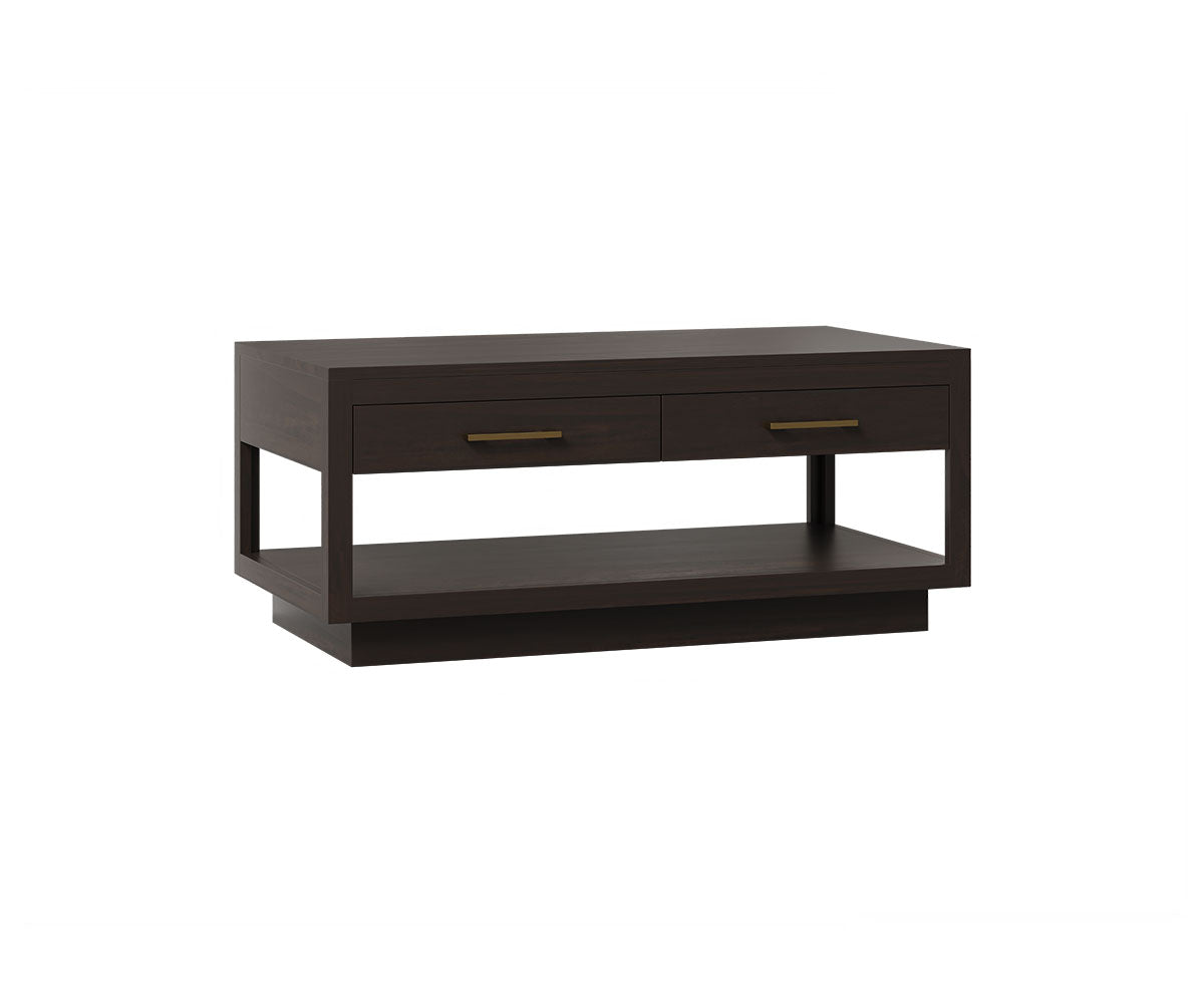 Modern Wood Coffee Table - Mid Century Style Living Room Furniture for Small Spaces - Perfect for Apartments, Condos & Cozy Homes