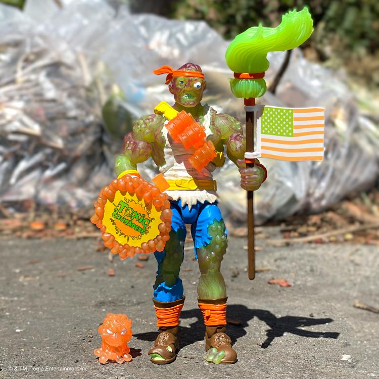 Toxic Crusaders ULTIMATES! Toxie (Radioactive Red Rage) Action Figure - Collectible Toy for Fans, Horror Movie Merchandise & 90s Nostalgia - Perfect for Display, Gifts, and Pop Culture Collections