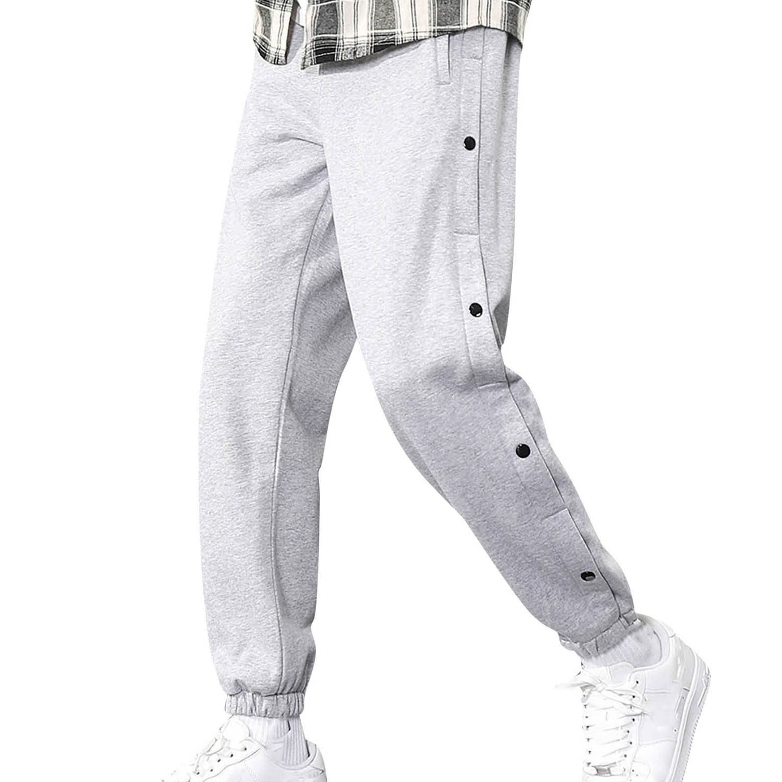 Men's Cargo Pants with Fluff Pockets - Relaxed Fit Cropped Casual Pants for Men | Perfect for Outdoor Adventures & Streetwear Fashion