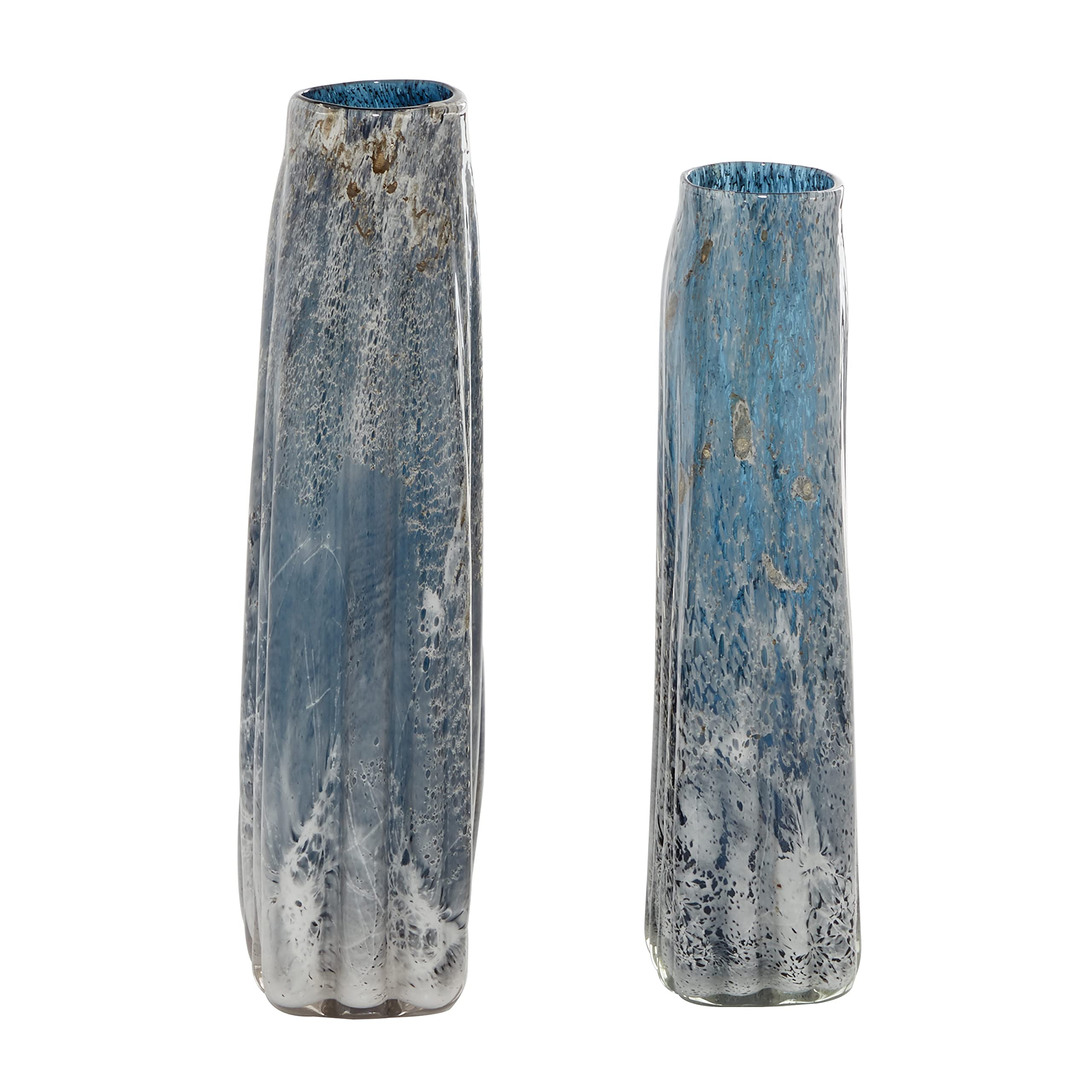 Novogratz Handmade Blown Glass Decorative Vase Set of 2 - 16
