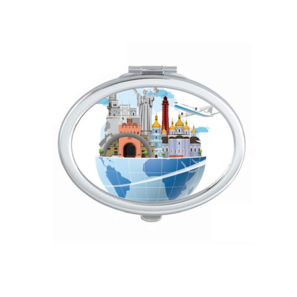 Portable Foldable Double-Sided Travel Makeup Mirror - Compact Handheld Vanity Mirror for Home, Office & Travel | Perfect for Makeup, Skincare & Grooming