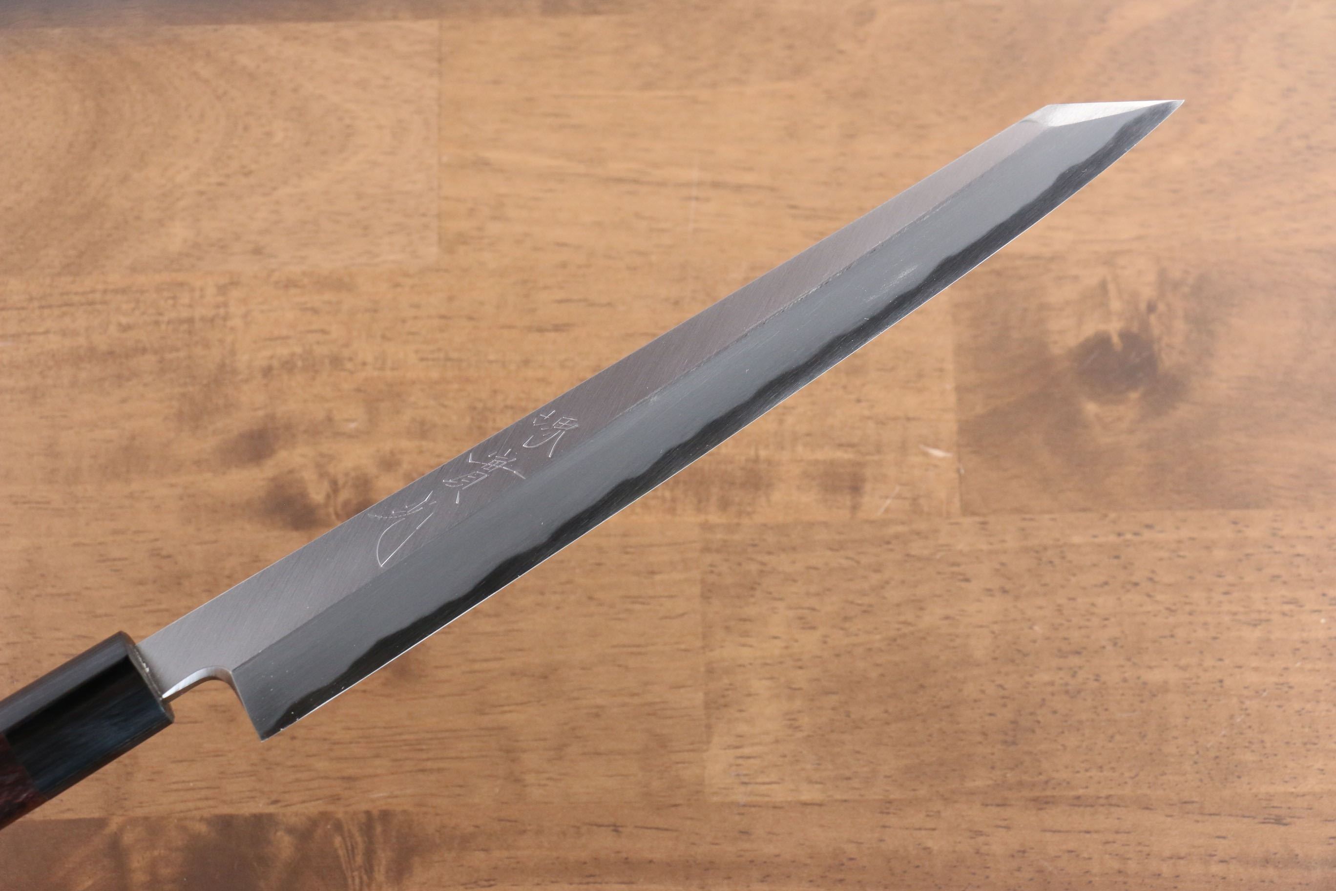 Premium Jikko White Steel No.2 Kiritsuke Yanagiba 240mm - Japanese Chef Knife with Ebony Handle for Sushi, Sashimi & Precision Cutting - Perfect for Professional Chefs & Home Cooks