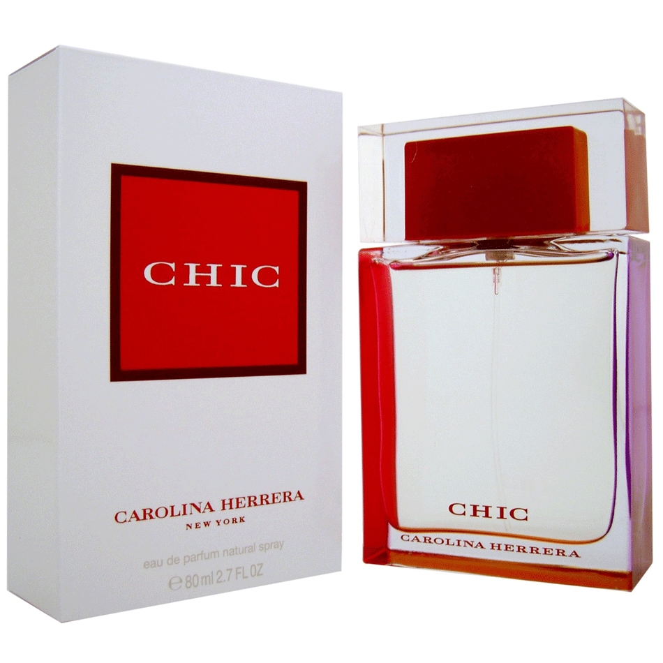 Carolina Herrera Chic 80ML Eau de Parfum Spray for Women - Floral Fruity Fragrance, Long-Lasting Perfume for Date Night & Special Occasions
