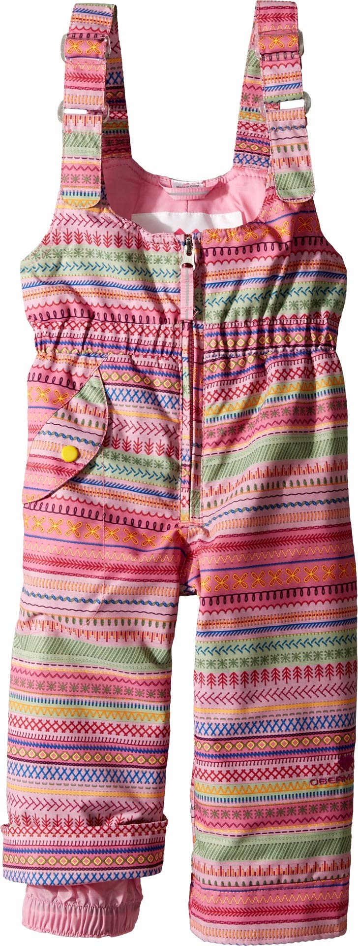 Obermeyer Kids Girls' Snow Overalls Print Pants - Waterproof Winter Snowsuit for Toddler, Little & Big Kids - Perfect for Skiing, Sledding & Outdoor Winter Activities