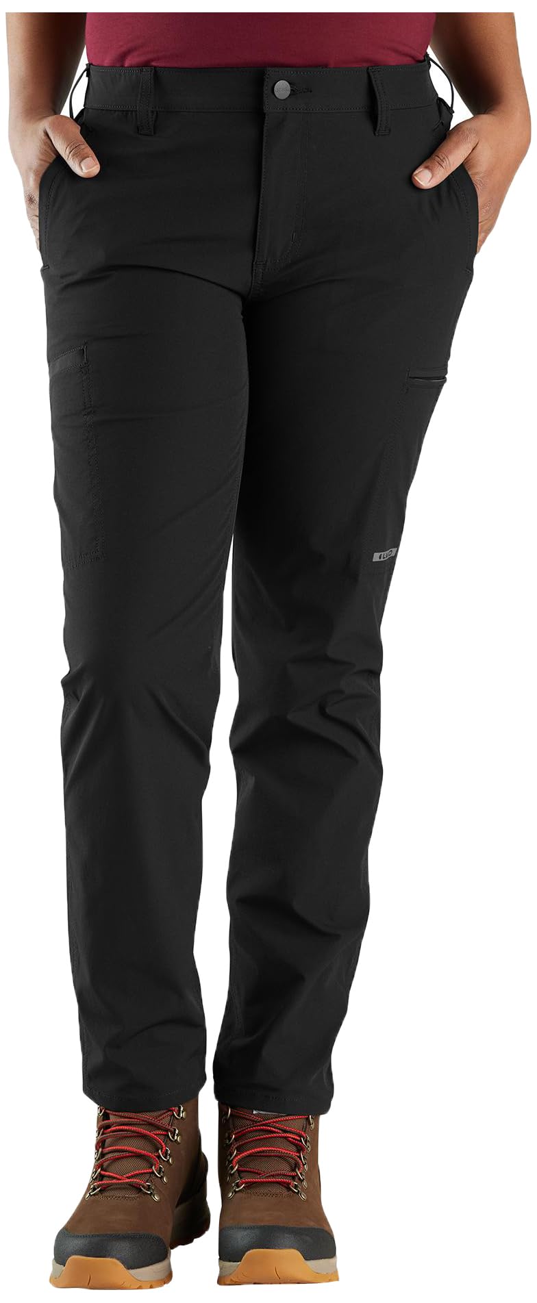 Carhartt Women's Lightweight Slim Fit Cargo Work Pants - Durable Utility Pants for Construction, Hiking & Outdoor Activities