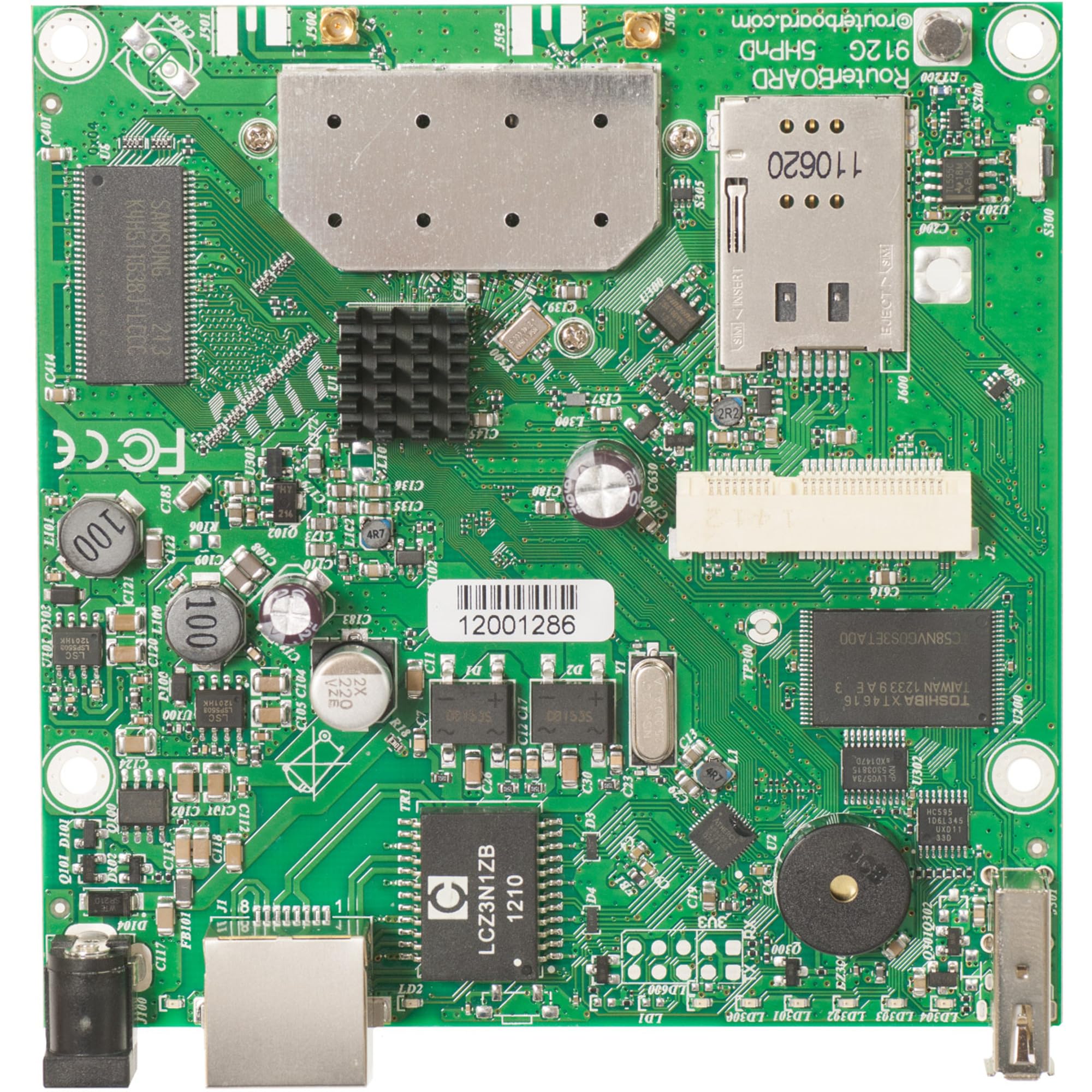 Mikrotik RB912UAG-5HPnD Outdoor Wireless Router with High Power 5GHz WiFi Card - Ideal for Long Range Internet Access in Rural Areas, Farms, and Large Properties