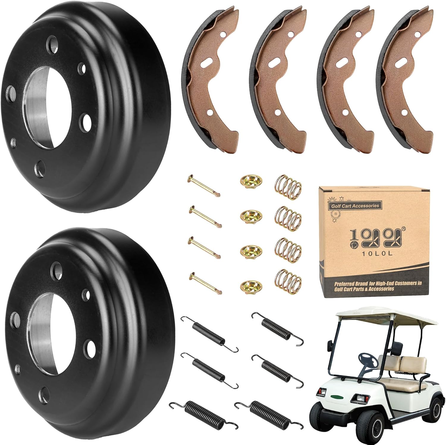 Yamaha G14 G16 G19 G22 Golf Cart Brake Repair Kit - Compatible with 1994-2006 Models | 10L0L | Perfect for Golf Course Maintenance & DIY Cart Repairs