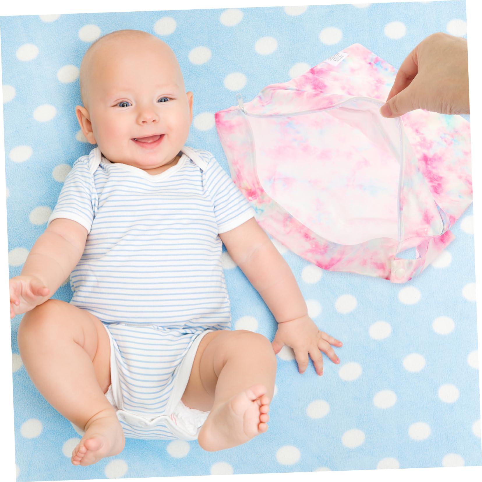 **ANDRESLAD Waterproof Hanging Wet & Dry Bag - Reusable Diaper Pail for Baby Cloth Diapers, Swimsuits, Gym Clothes - Durable Tarpaulin Material (Multiple Colors) - Perfect for Travel, Daycare & Outdoor Activities**