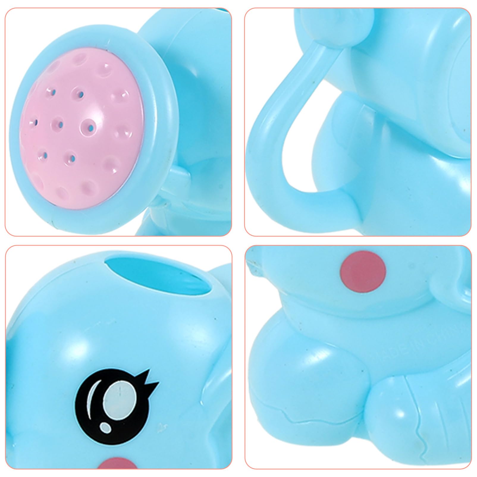 CIMAXIC 2-Pack Small Watering Can Bathtub Toys for Kids - BPA-Free PP Plastic Water Sprinkler Bath Toys for Toddlers - Fun Bathtime & Outdoor Water Play Accessories