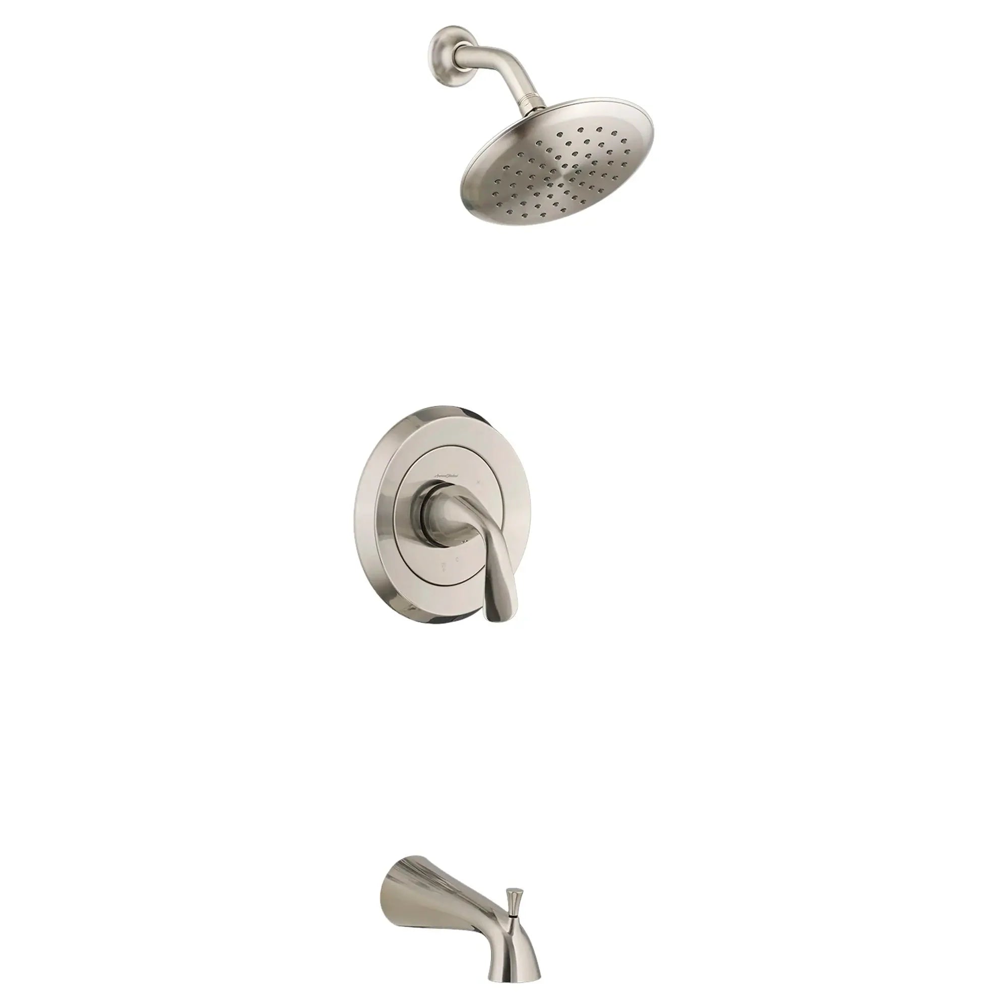 Fluent® 2.5 GPM/9.5 LPM Tub and Shower Trim Kit with Showerhead - Double Ceramic Pressure Balance Cartridge & Lever Handle - Perfect for Bathroom Renovation and Modern Home Upgrades