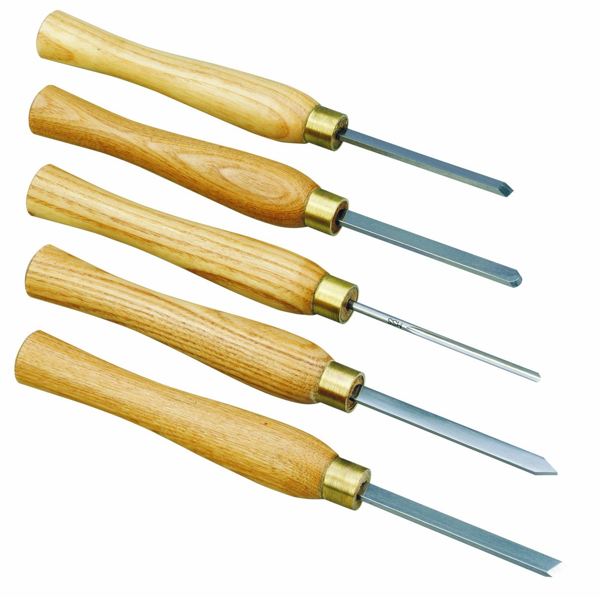 Proxxon 27023 5-Piece Wood Lathe Turning Tool Set with Storage Box - Perfect for Woodworking, DIY Projects & Professional Turning