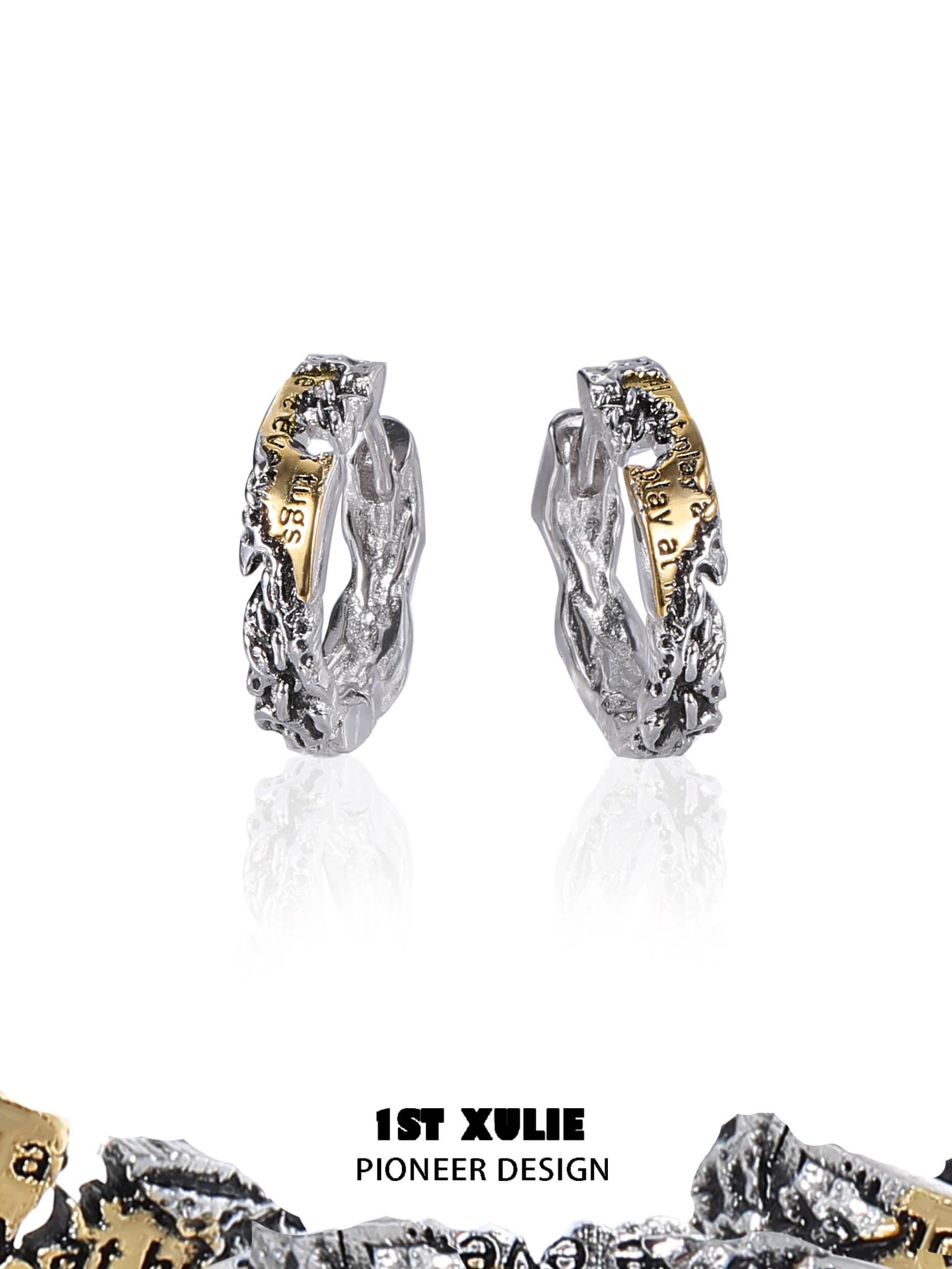 18K Gold Plated Love Letter Earrings for Women - Romantic Gift for Valentine's Day, Anniversary & Special Occasions