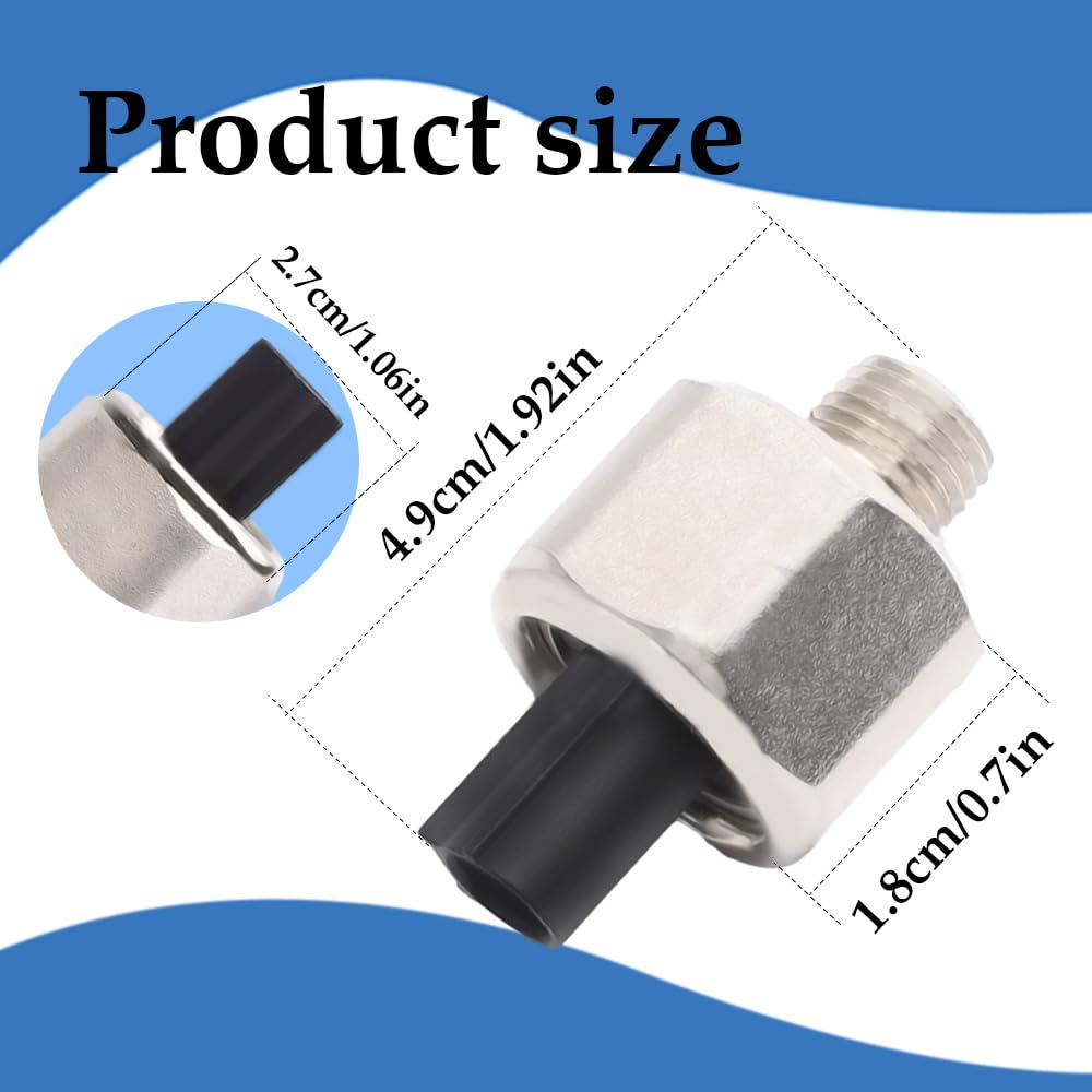 OEM Replacement Ignition Knock Sensor #30530-PPL-A01 - Compatible with Honda Accord, Civic, CR-V & Acura RDX, RSX | Car Engine Detonation Sensor Connector | Auto Repair & Maintenance Accessories
