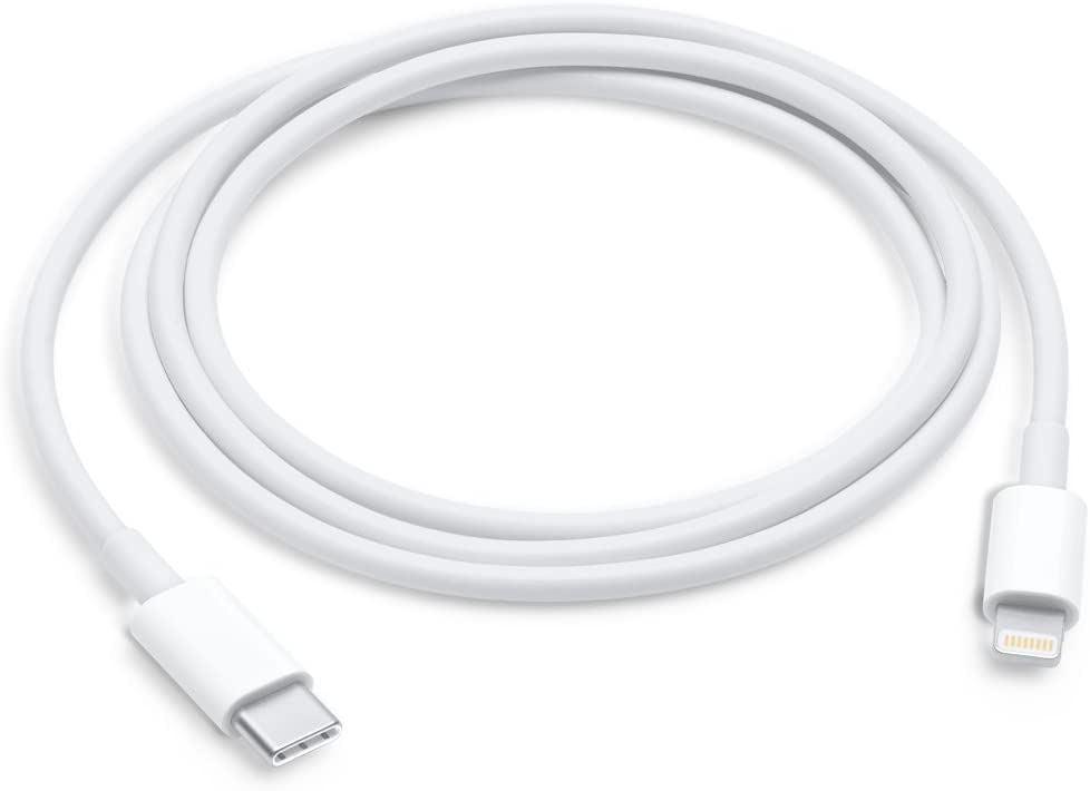 Original Apple 1M USB-C to Lightning Cable (A2249 MX0K2MA/A) - Fast Charging & Data Sync for iPhone, iPad - Perfect for Home, Office & Travel