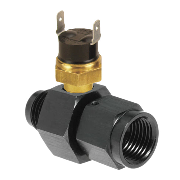 9 Inch Electric Transmission Oil Cooler Fan with Hose End Thermostat Temperature Switch - Perfect for Automotive Cooling Systems & Performance Upgrades