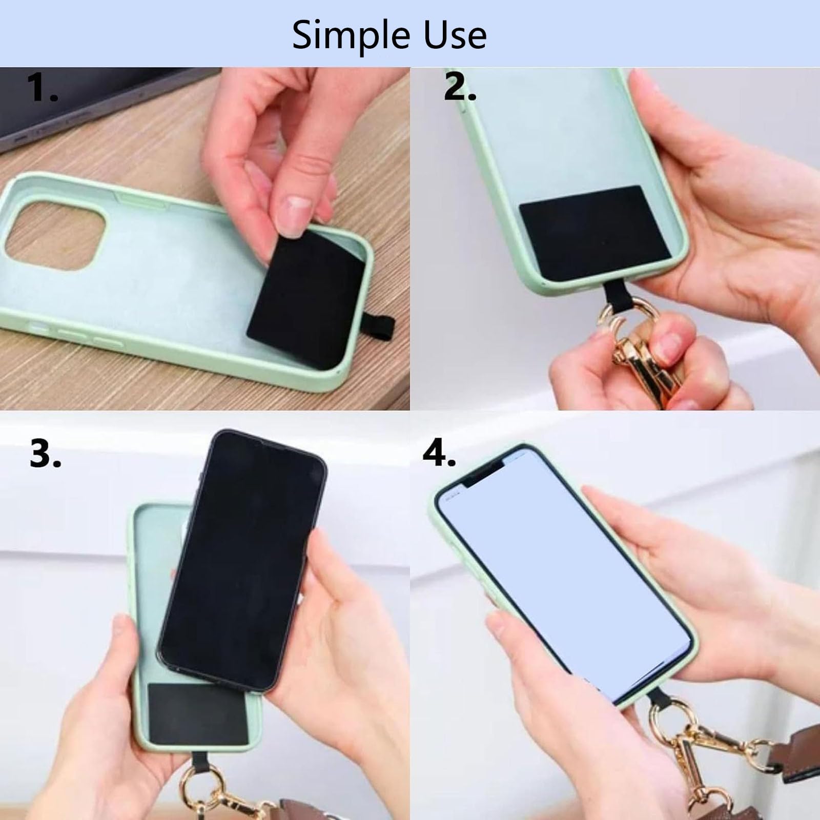 Zippered Phone Organizer with Adjustable Crossbody Strap - Secure Phone Holder Alternative to Handbags & Wallets - Perfect for Travel, Shopping & Everyday Use