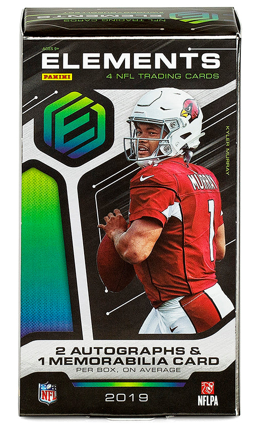 2019 Panini Elements Football Hobby Box - 24 Packs with Autographs & Memorabilia Cards - Perfect for Collectors, Fantasy Football Fans & Sports Enthusiasts