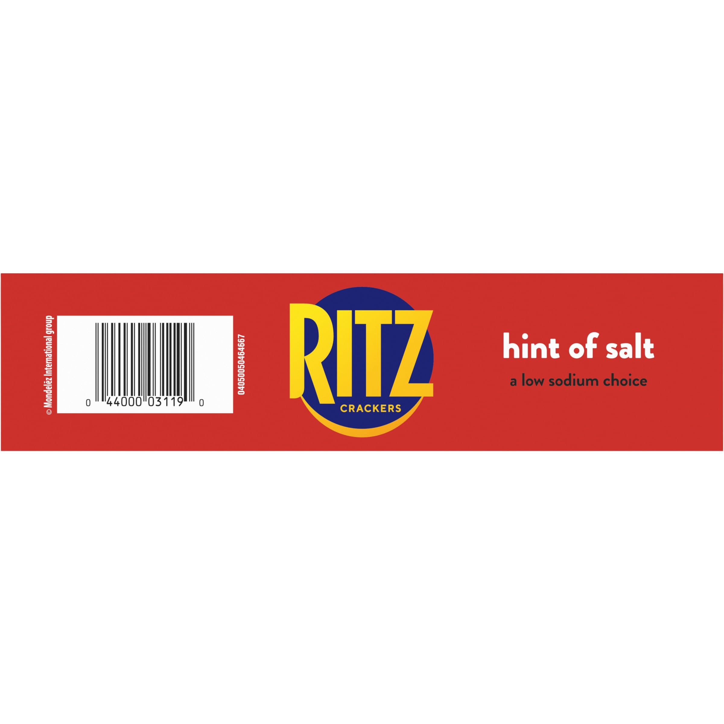 RITZ Hint of Salt Crackers - Healthy Low Sodium Snacks for Kids & Adults - Perfect for Lunch Boxes, School, Office & Parties - 13.7 oz Pack